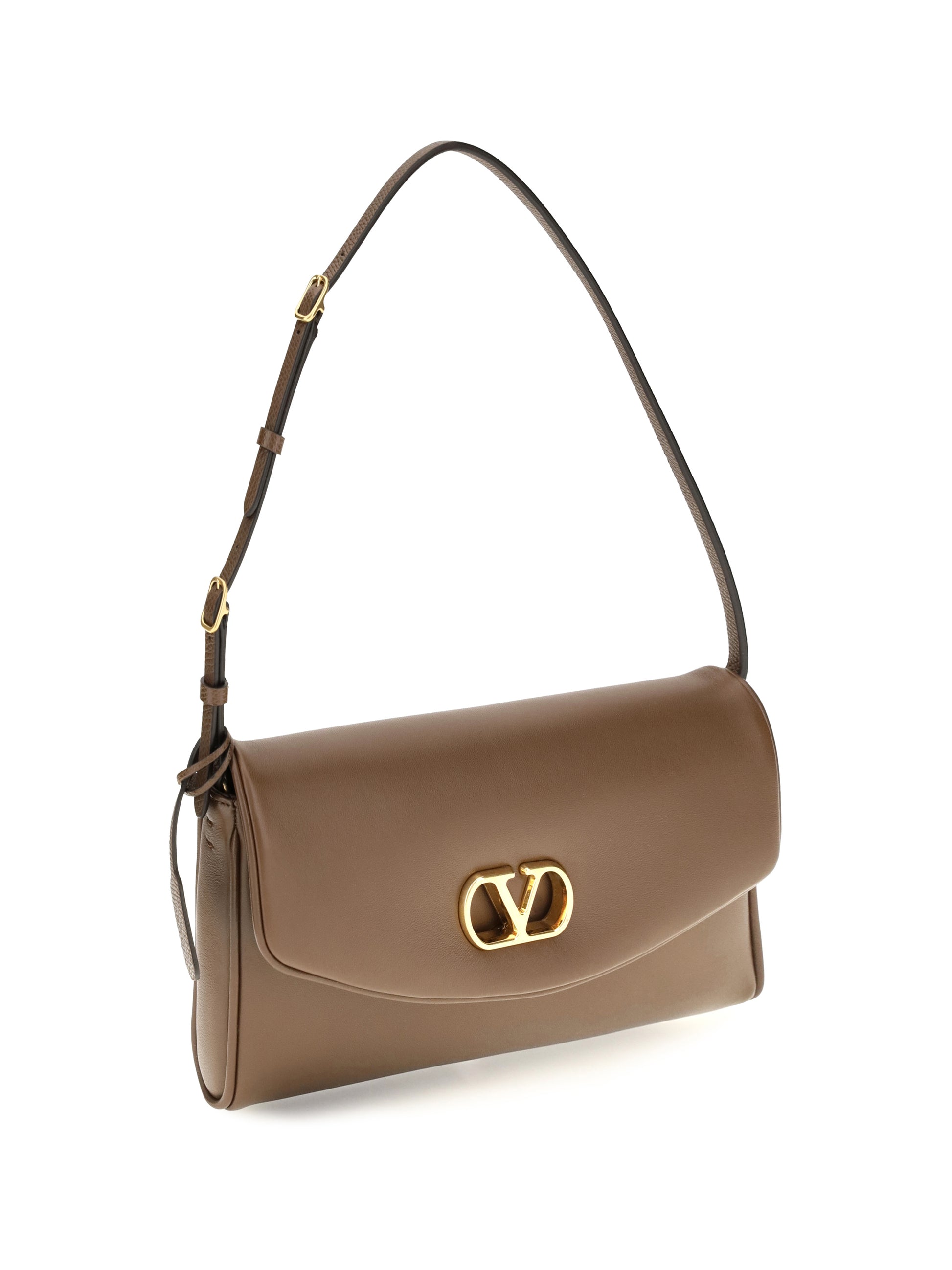 Valentino Garavani Women Devain Leather Shoulder Bag VALENTINO GARAVANI