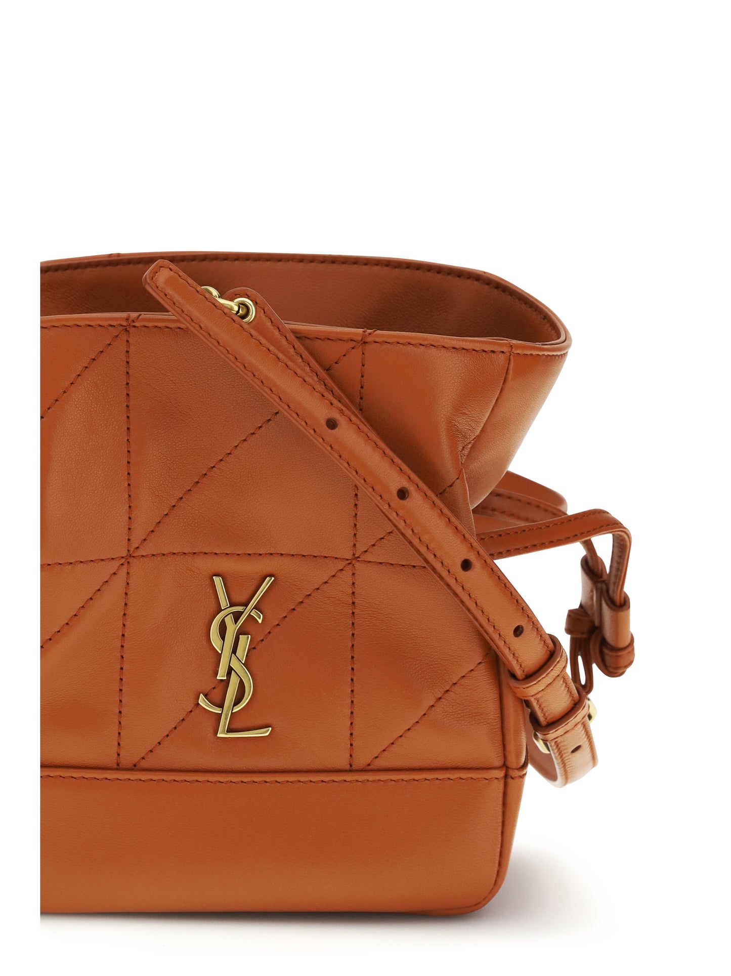 Saint Laurent Women Jamie Mini Leather Clutch Bag SAINT LAURENT