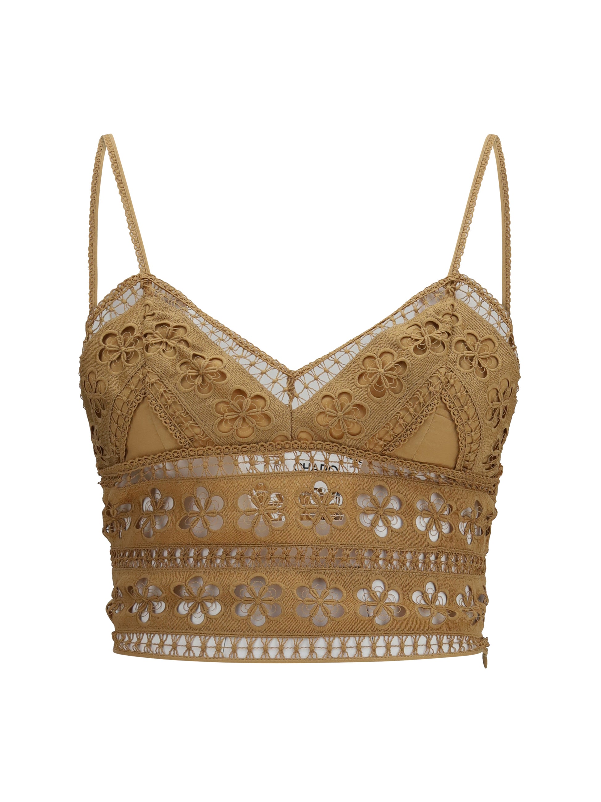 Charo Ruiz Women Melie Top In Cotton Voile And Embroidered Lace CHARO RUIZ