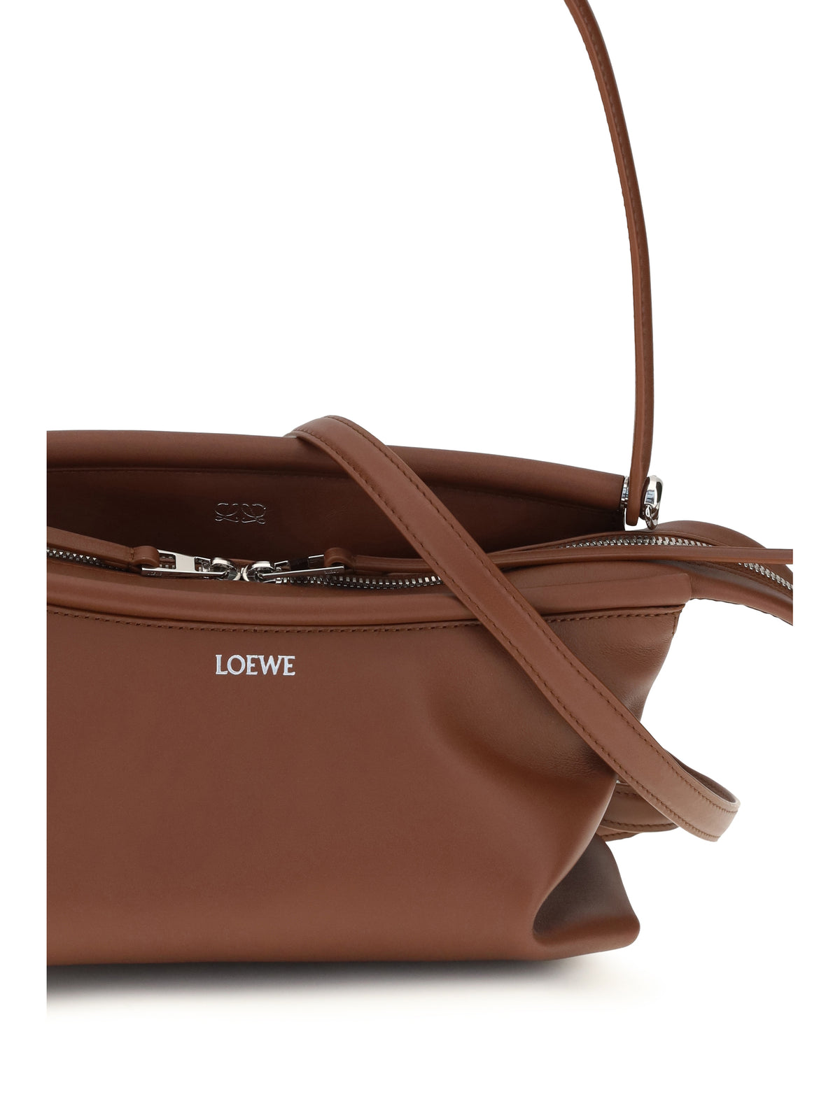 Loewe Women Whisker Glazed Calfskin Shoulder Bag LOEWE