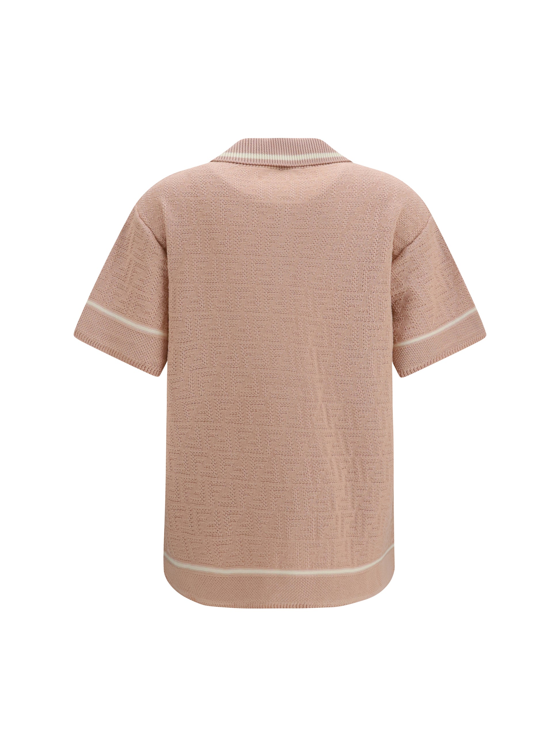 Fendi Women Ff All-Over Crochet Shirt FENDI