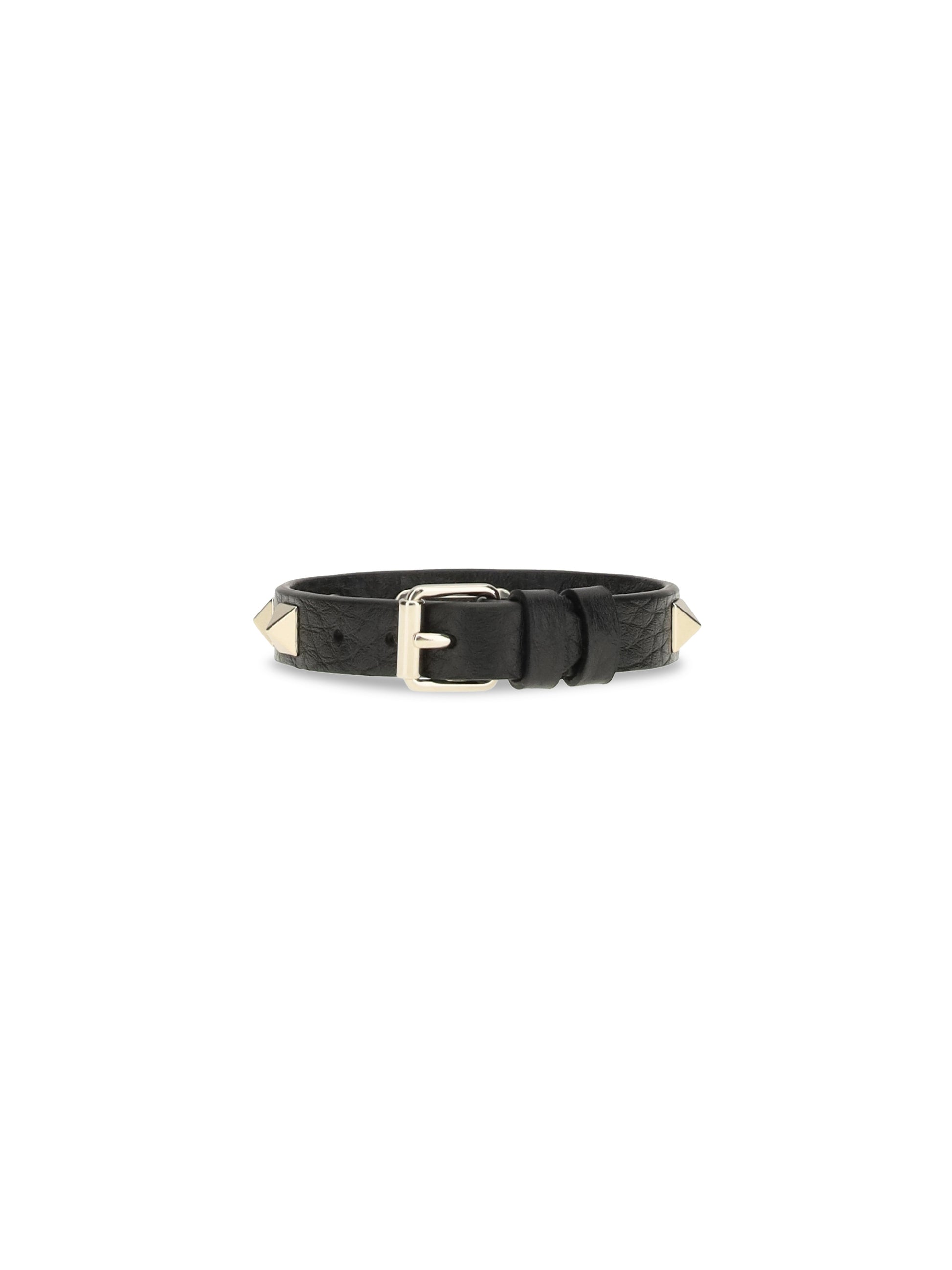 Valentino Garavani Women Leather Bracelet | Rockstud | Vitello St VALENTINO GARAVANI