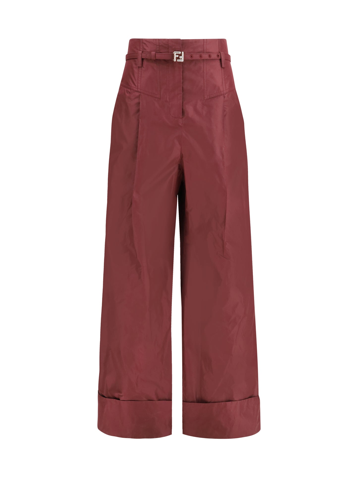 Fendi Women Taffeta Silk Pants FENDI