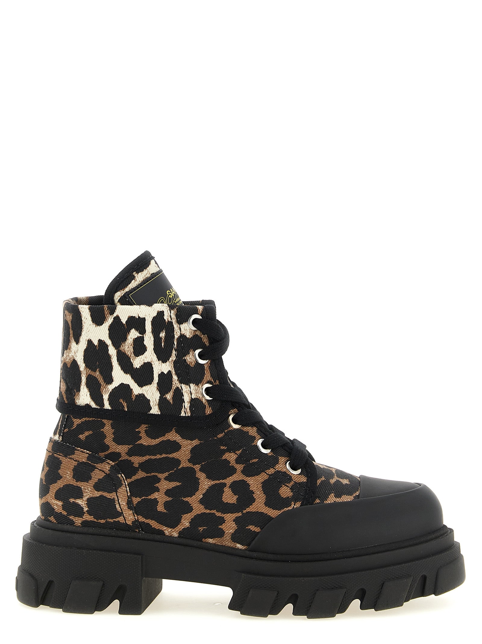 Ganni Women Denim Ankle Boots GANNI