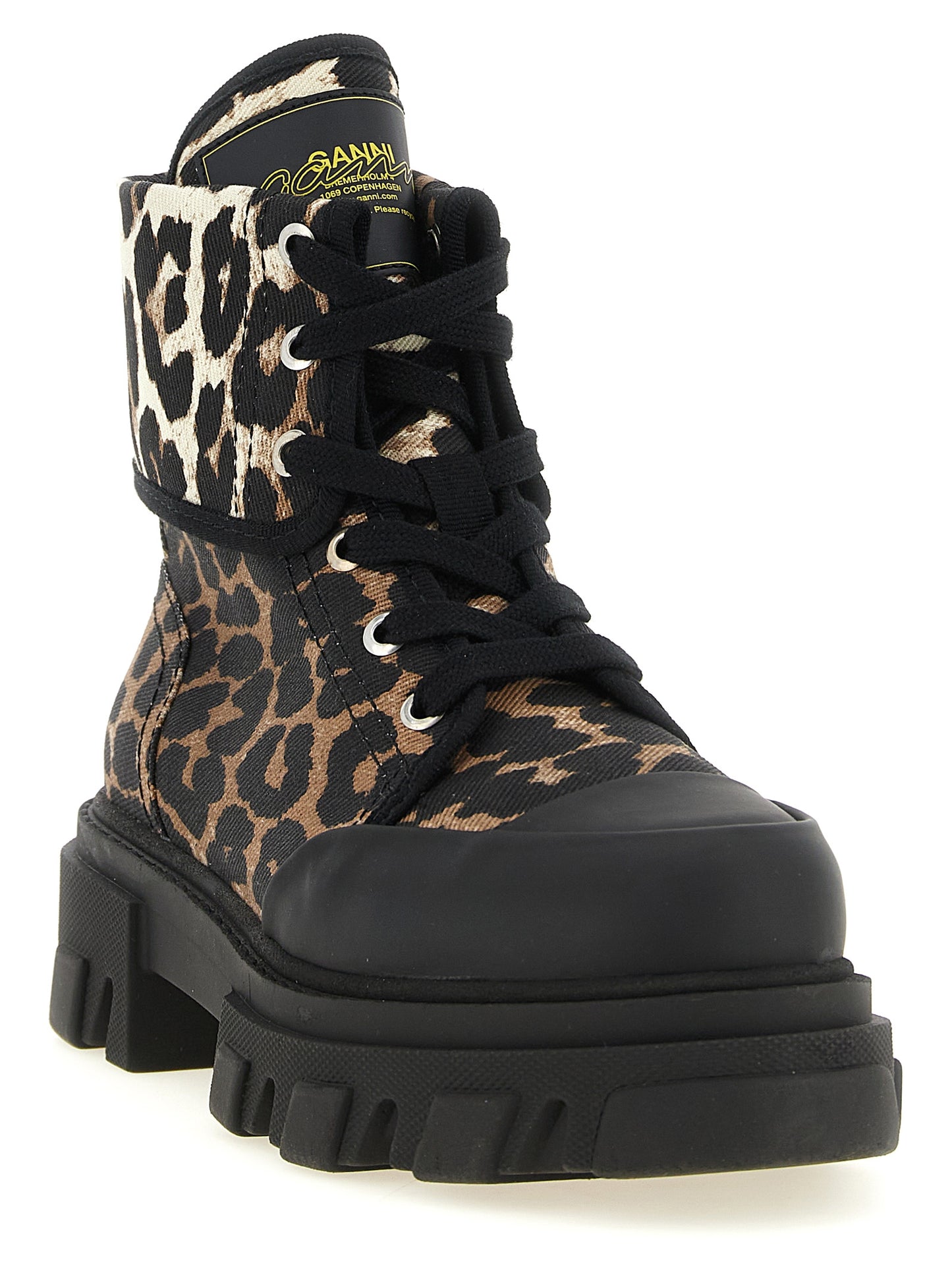 Ganni Women Denim Ankle Boots GANNI