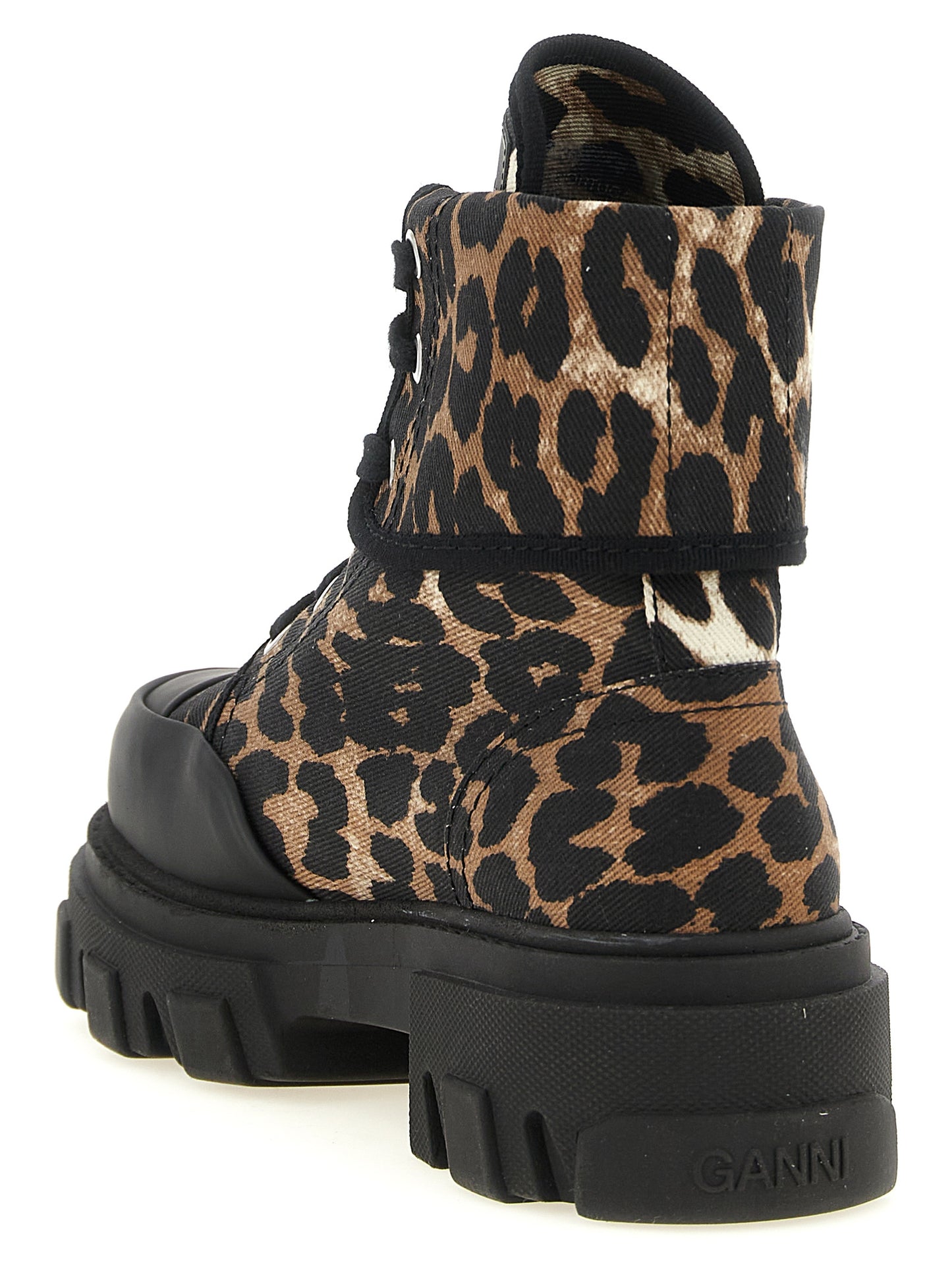 Ganni Women Denim Ankle Boots GANNI