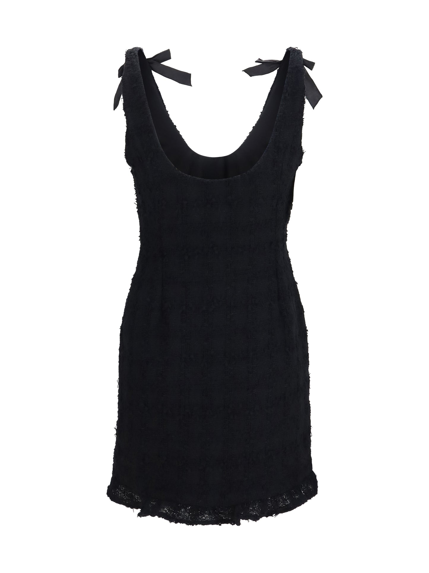 Alessandra Rich Women Checked Bouclé Tweed Mni Dress With Bows ALESSANDRA RICH