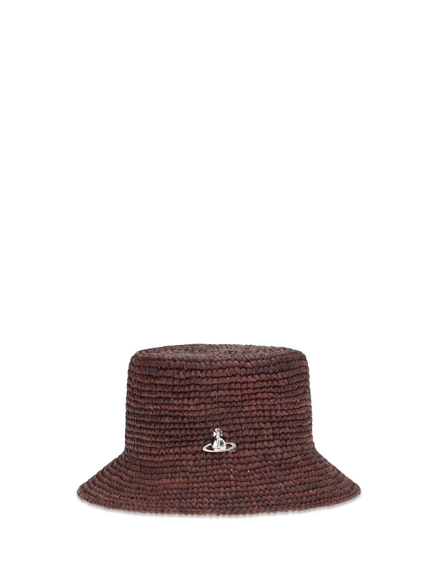 Vivienne Westwood Women Orb Raffia Bucket Hat VIVIENNE WESTWOOD