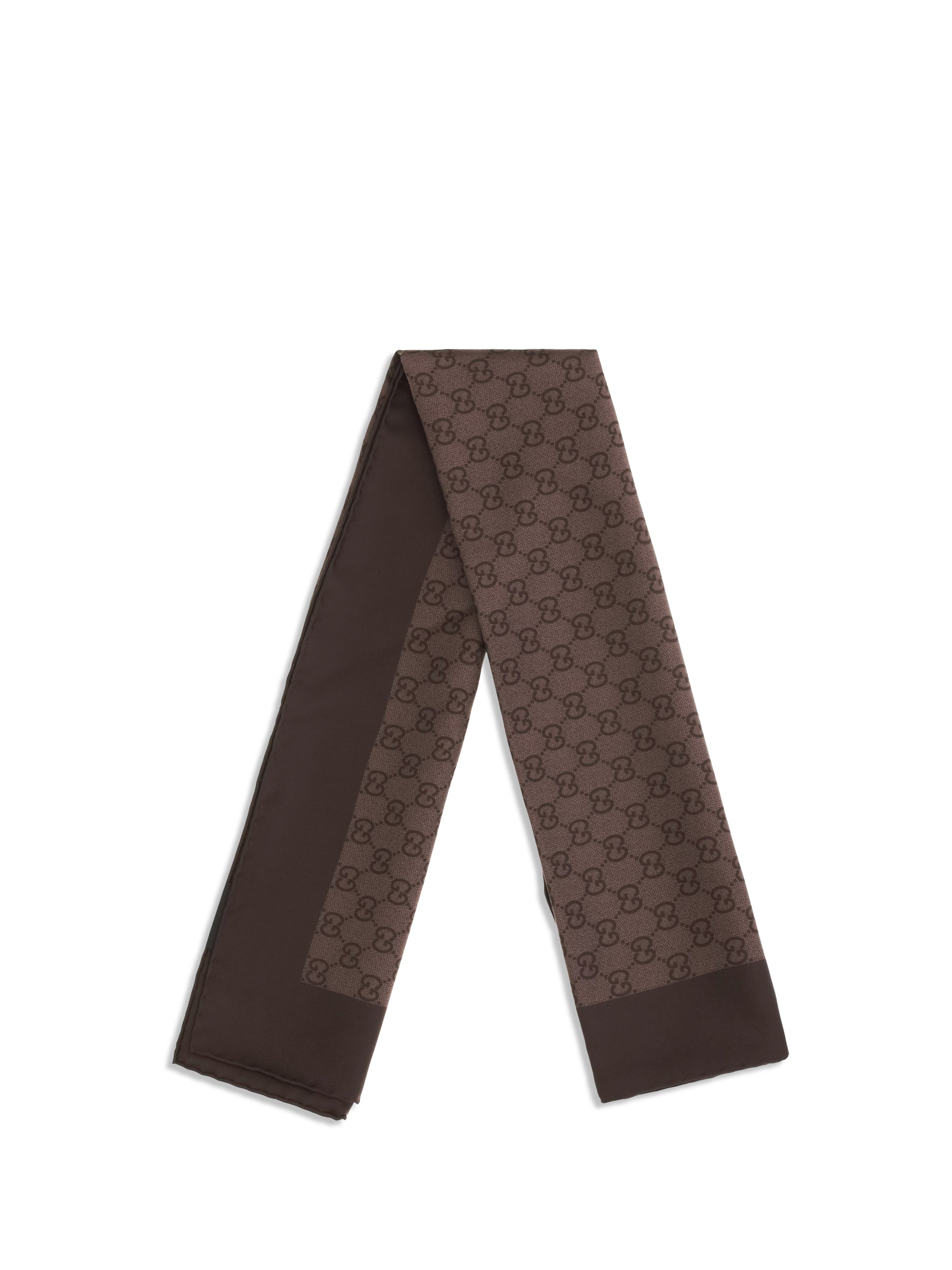 Gucci Women Gg Silk Twill Jacquard Scarf GUCCI