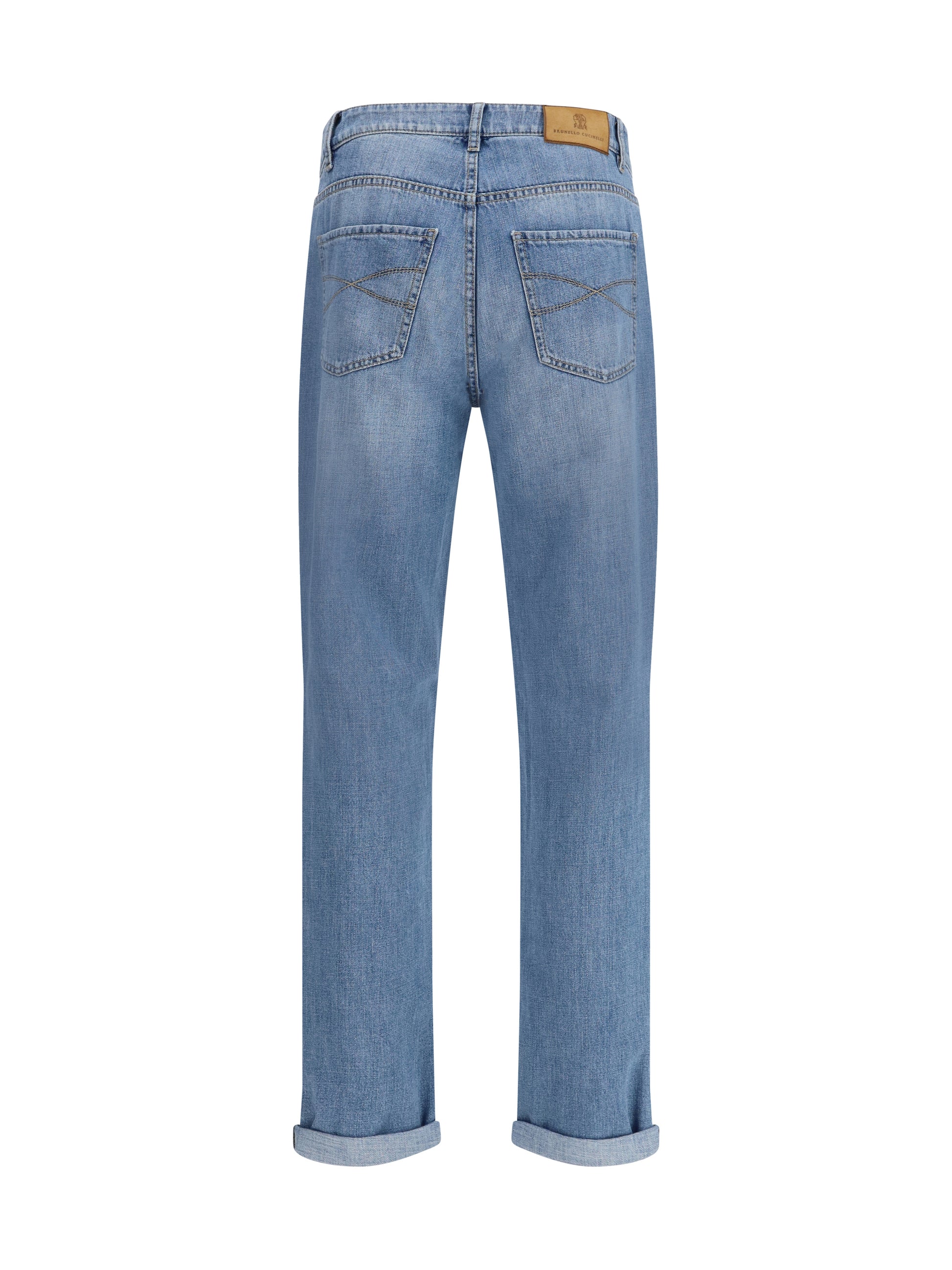Brunello Cucinelli Men Cuffed Jeans BRUNELLO CUCINELLI