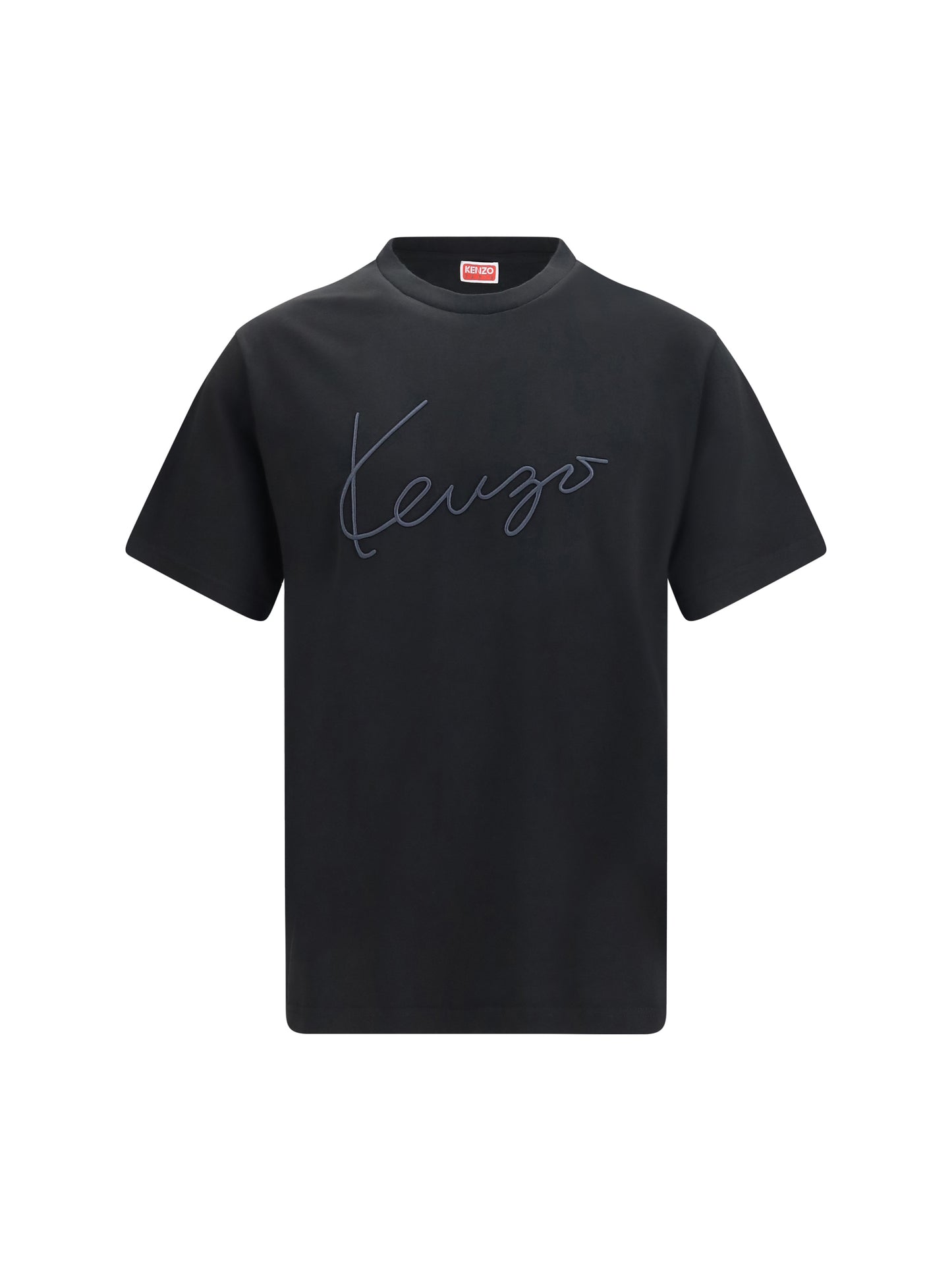 Kenzo Men Embroidered Signature Cotton T-Shirt KENZO