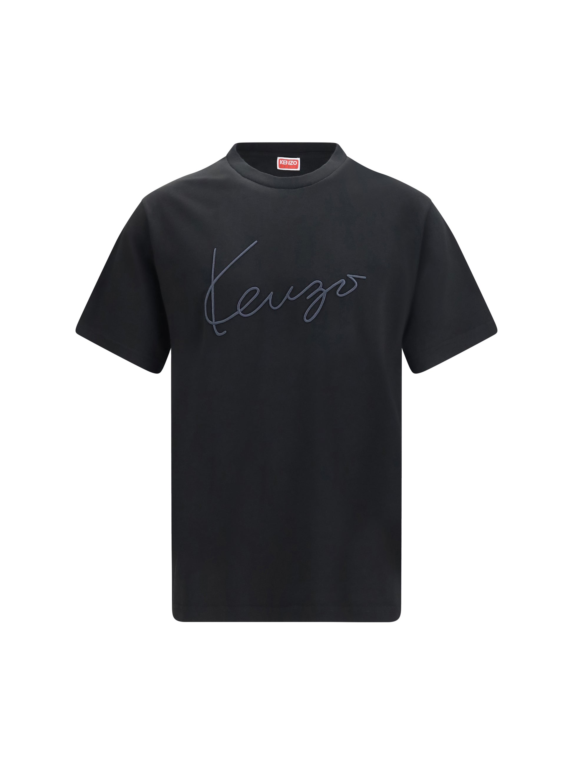 Kenzo Men Embroidered Signature Cotton T-Shirt KENZO