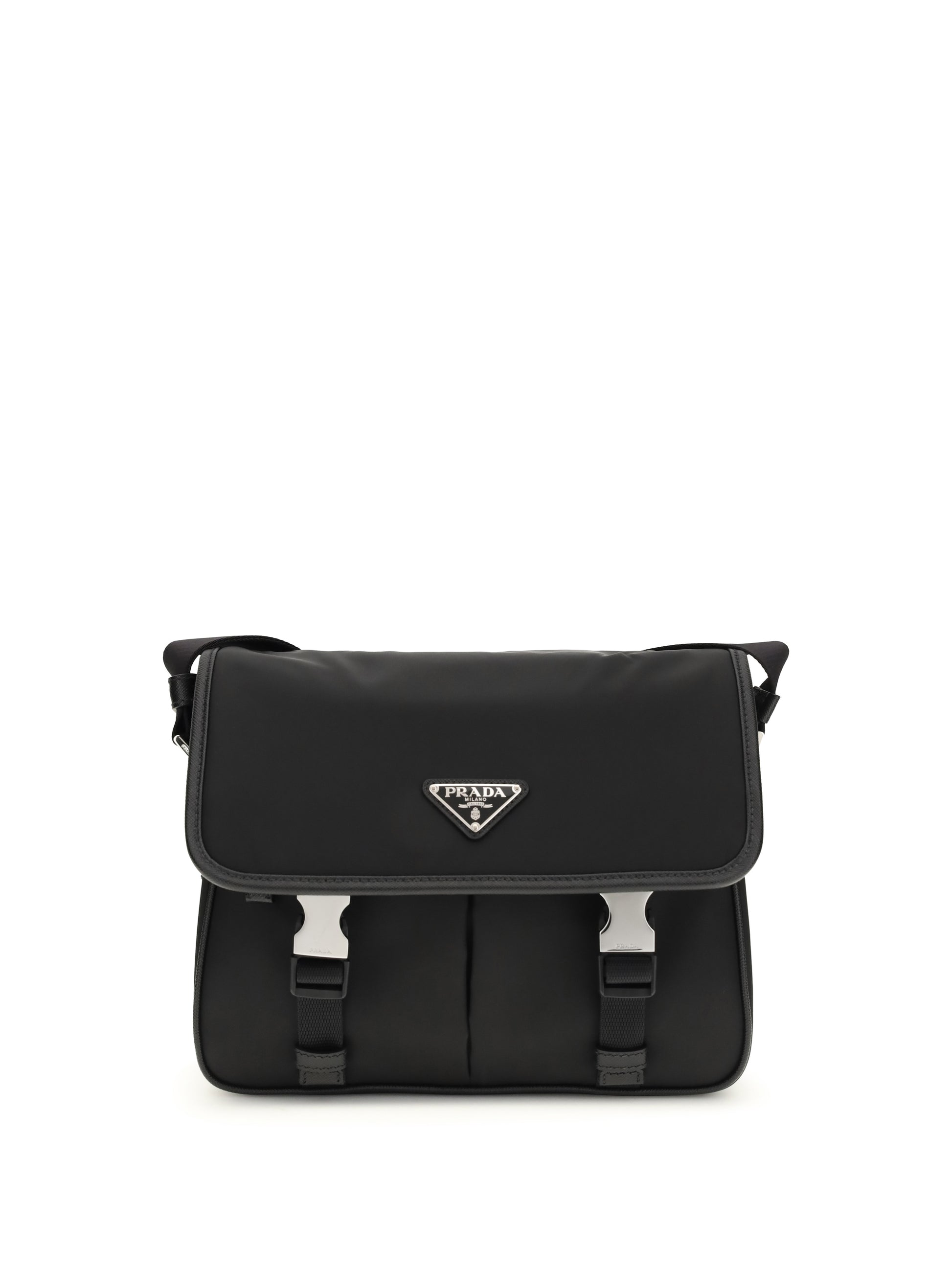 Prada Men Re-Nylon And Saffiano Shoulder Bag PRADA