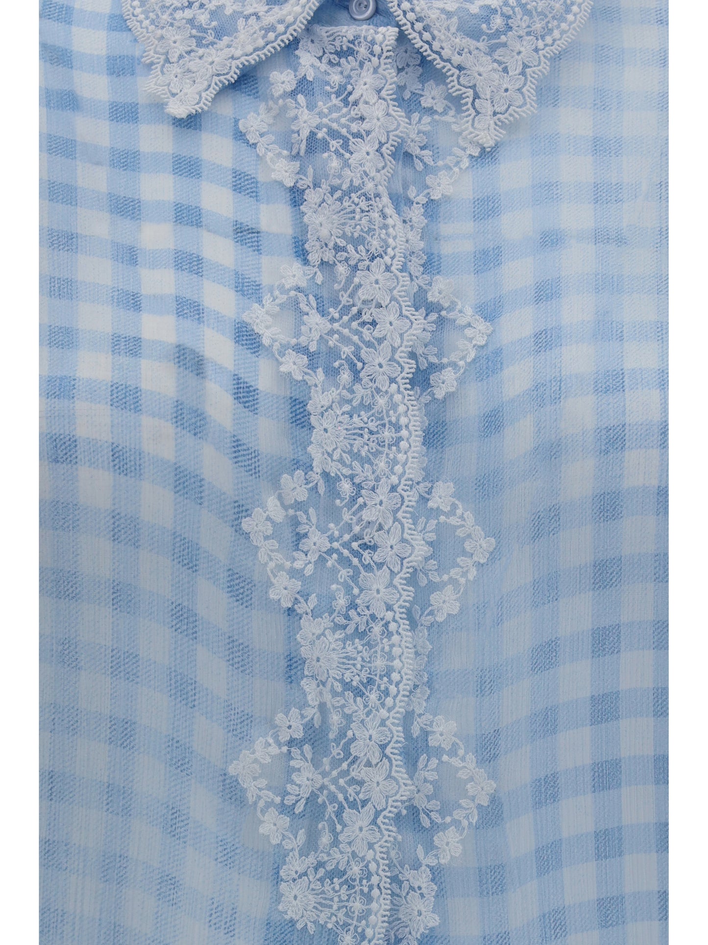 Ermanno Scervino Women Long Shirt Dress With Lace Details ERMANO SCERVINO
