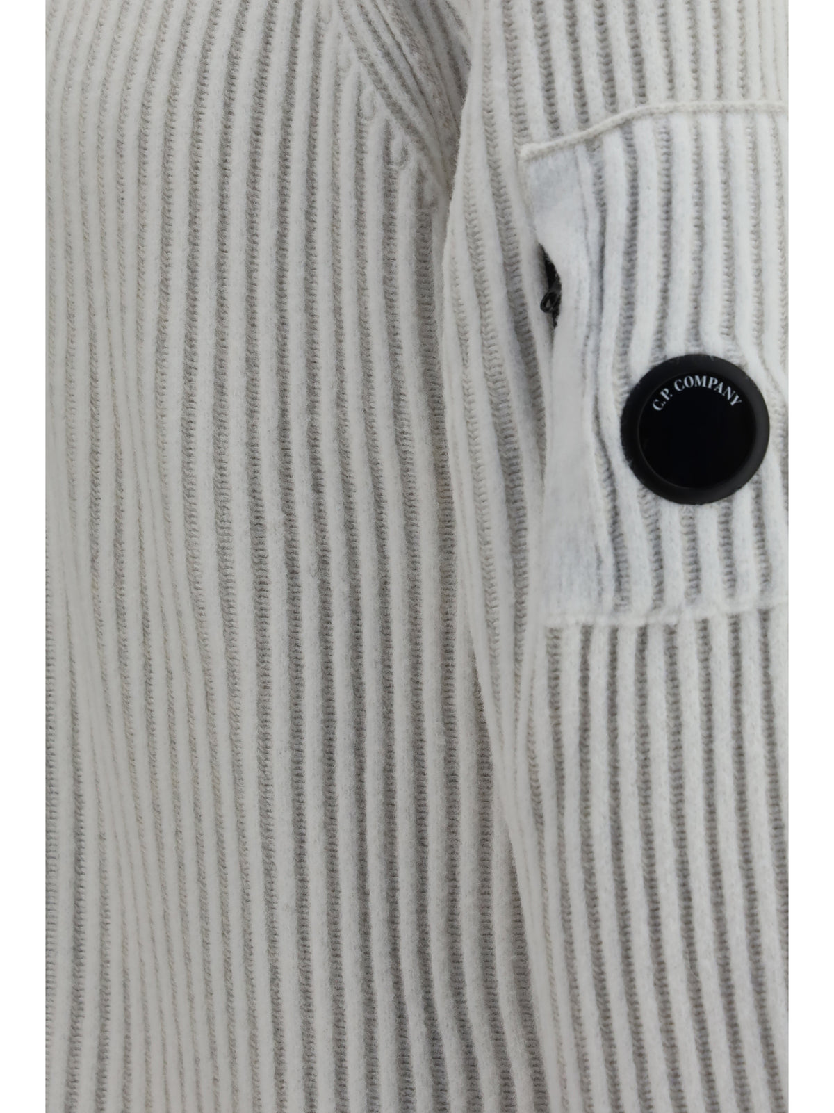 C.P. Company Men Ribbed Wool-Blend Cardigan C.P. COMPANY