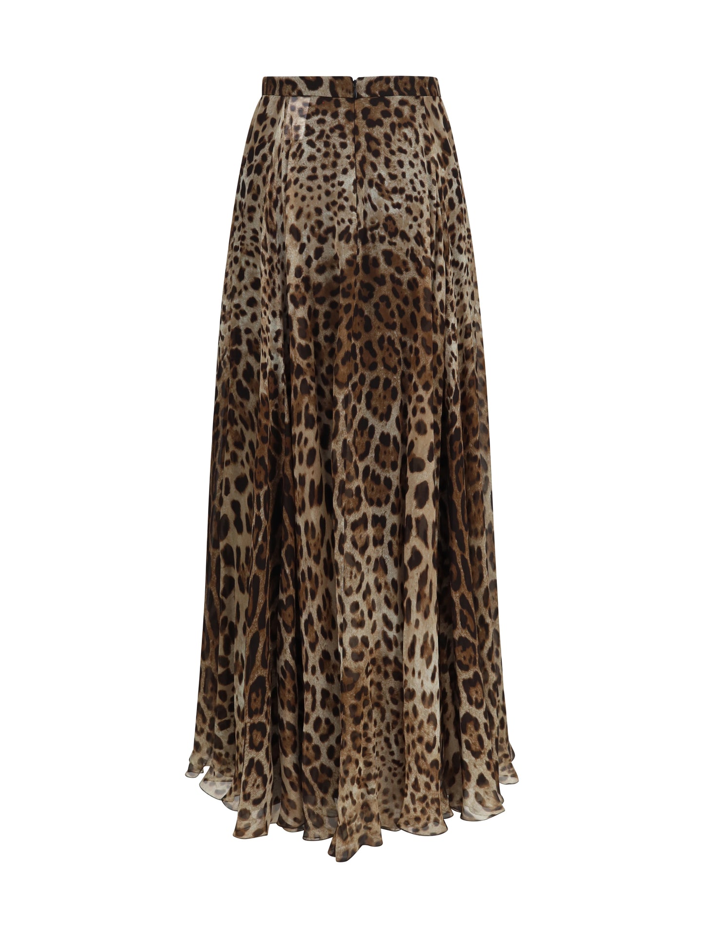 Dolce & Gabbana Women Leopard-Print Chiffon Skirt DOLCE & GABBANA
