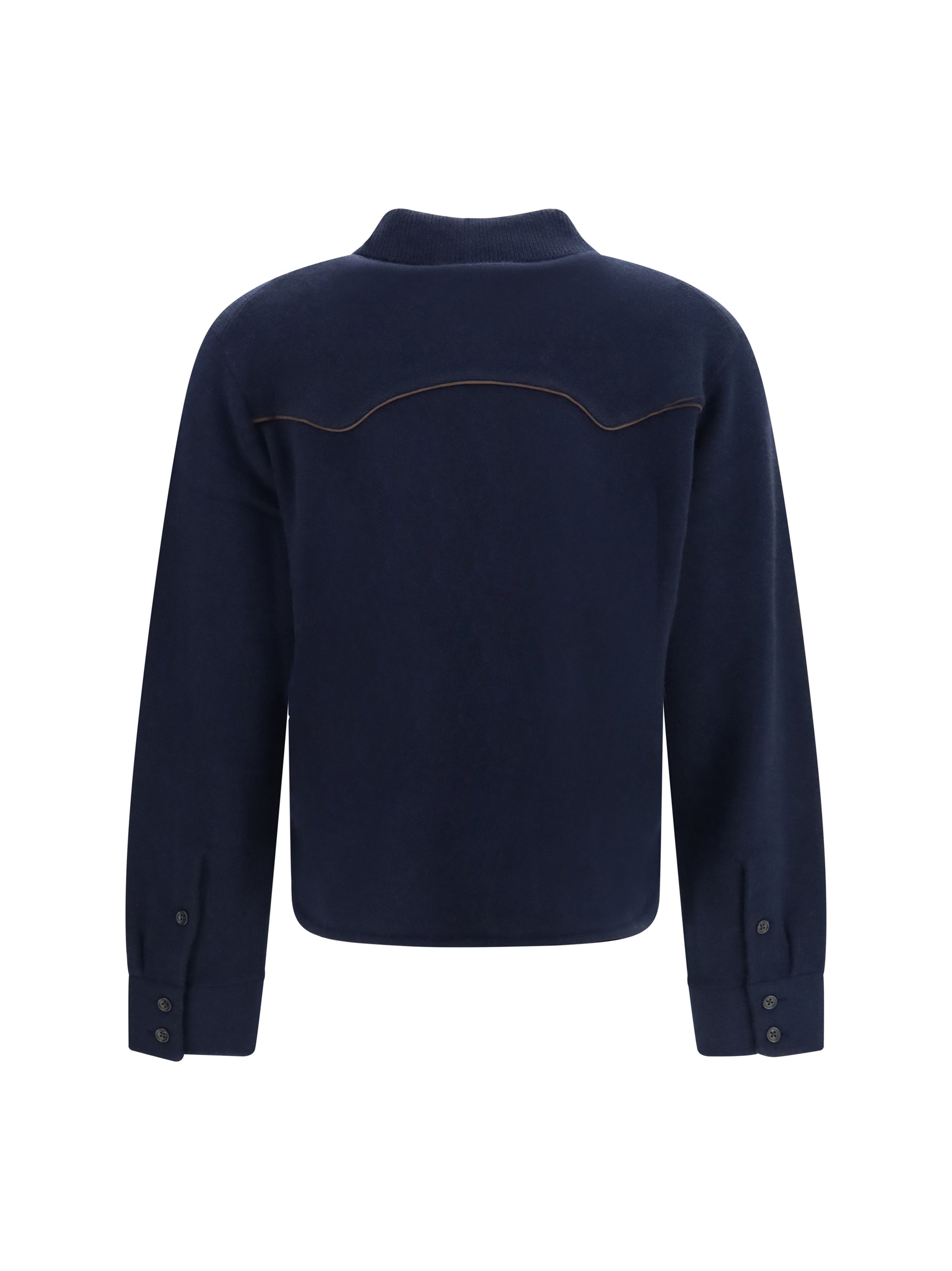 Guest In Residence Women Cropped Western Cashmere Shirt GUEST IN RESIDENCE