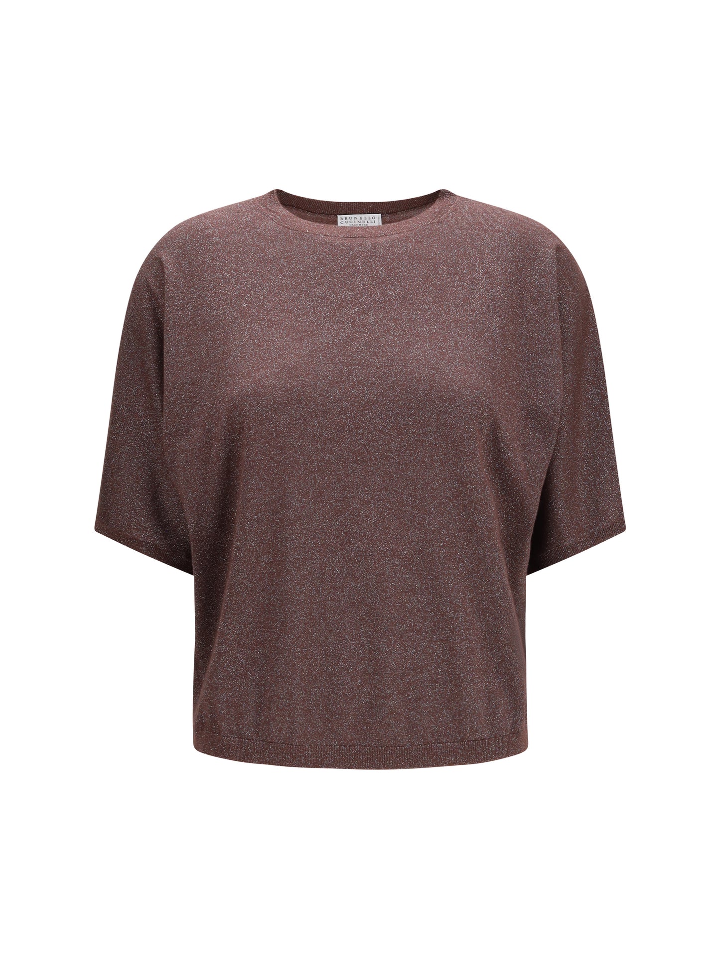 Brunello Cucinelli Women Short-Sleeve Cashmere And Silk Sweater BRUNELLO CUCINELLI
