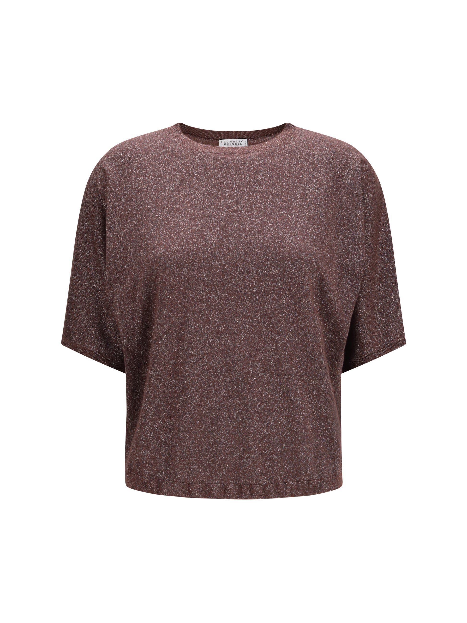 Brunello Cucinelli Women Short-Sleeve Cashmere And Silk Sweater BRUNELLO CUCINELLI