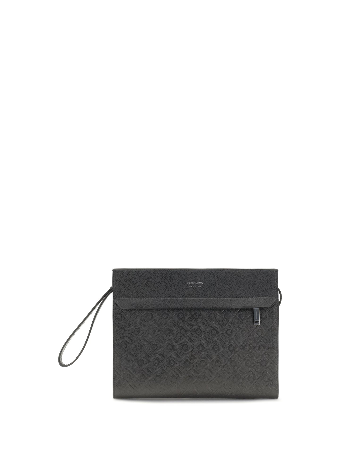 Ferragamo Men Monogram Pouch