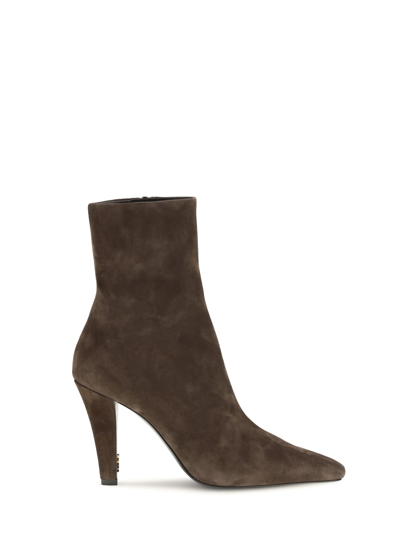 Saint Laurent Women Jill Suede Ankle Boots SAINT LAURENT