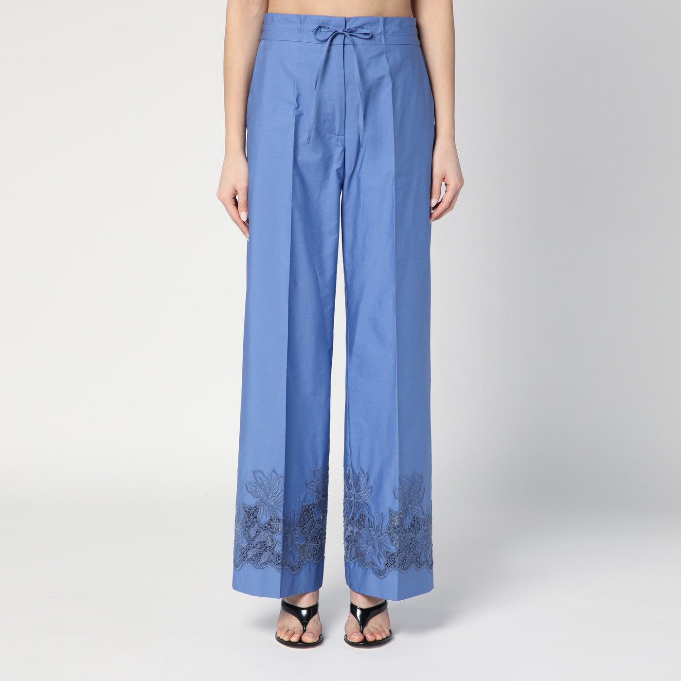 P.A.R.O.S.H. Embroidered Cotton Pants Women P.A.R.O.S.H.
