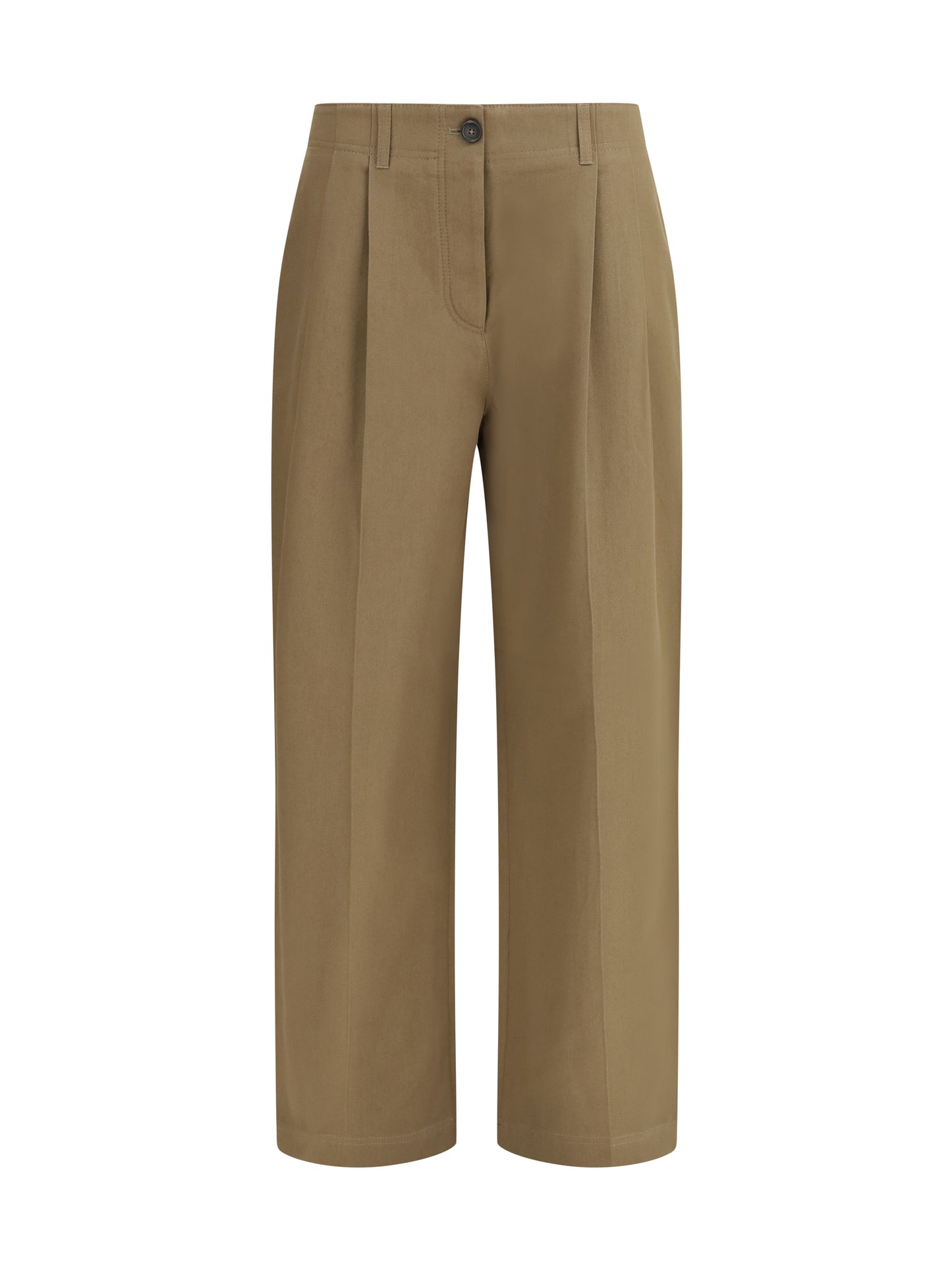 Toteme Women Straight-Leg Pants In Organic Cotton TOTEME