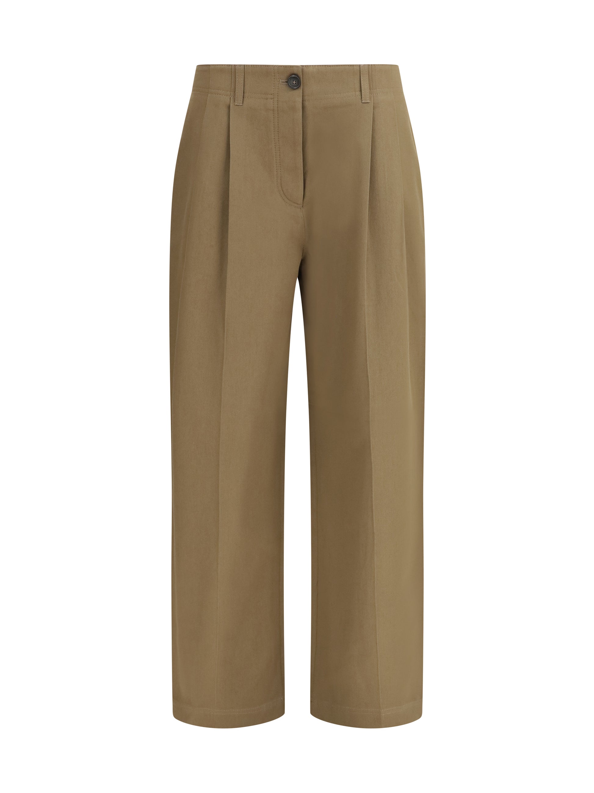 Toteme Women Straight-Leg Pants In Organic Cotton TOTEME