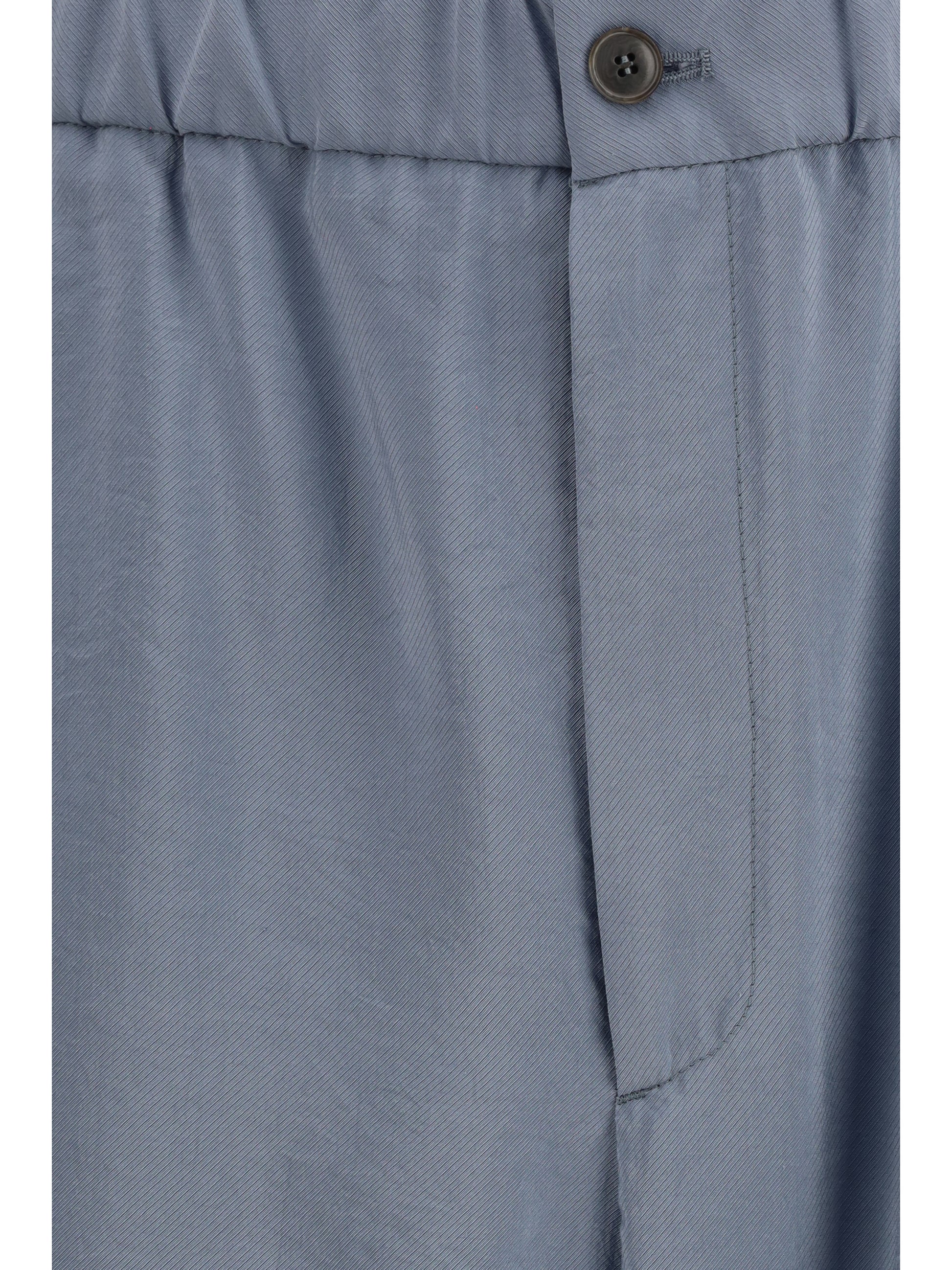 Giorgio Armani Men Wide-Leg Silk Blend Pants GIORGIO ARMANI