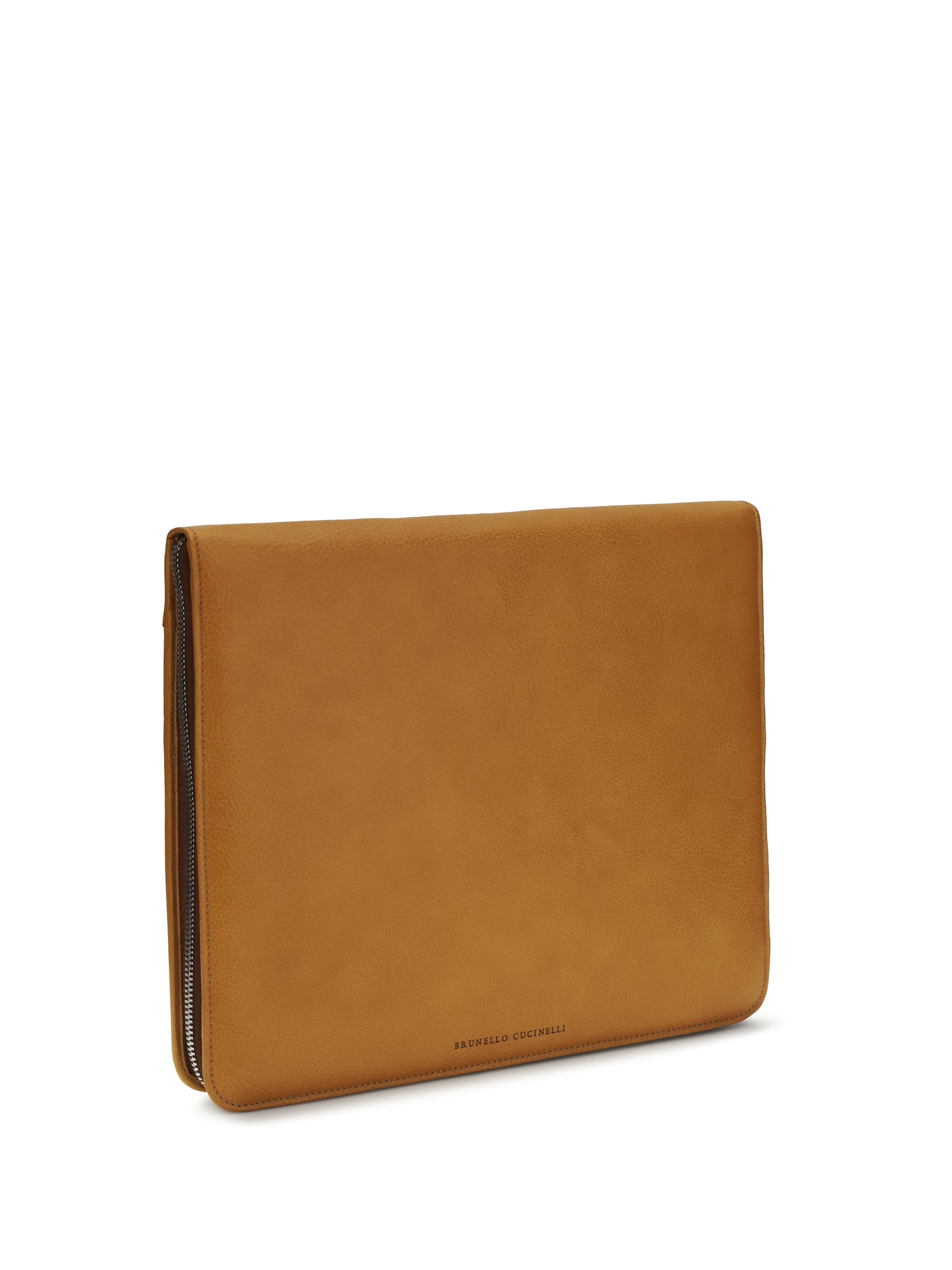 Brunello Cucinelli Men Leather Laptop Case BRUNELLO CUCINELLI
