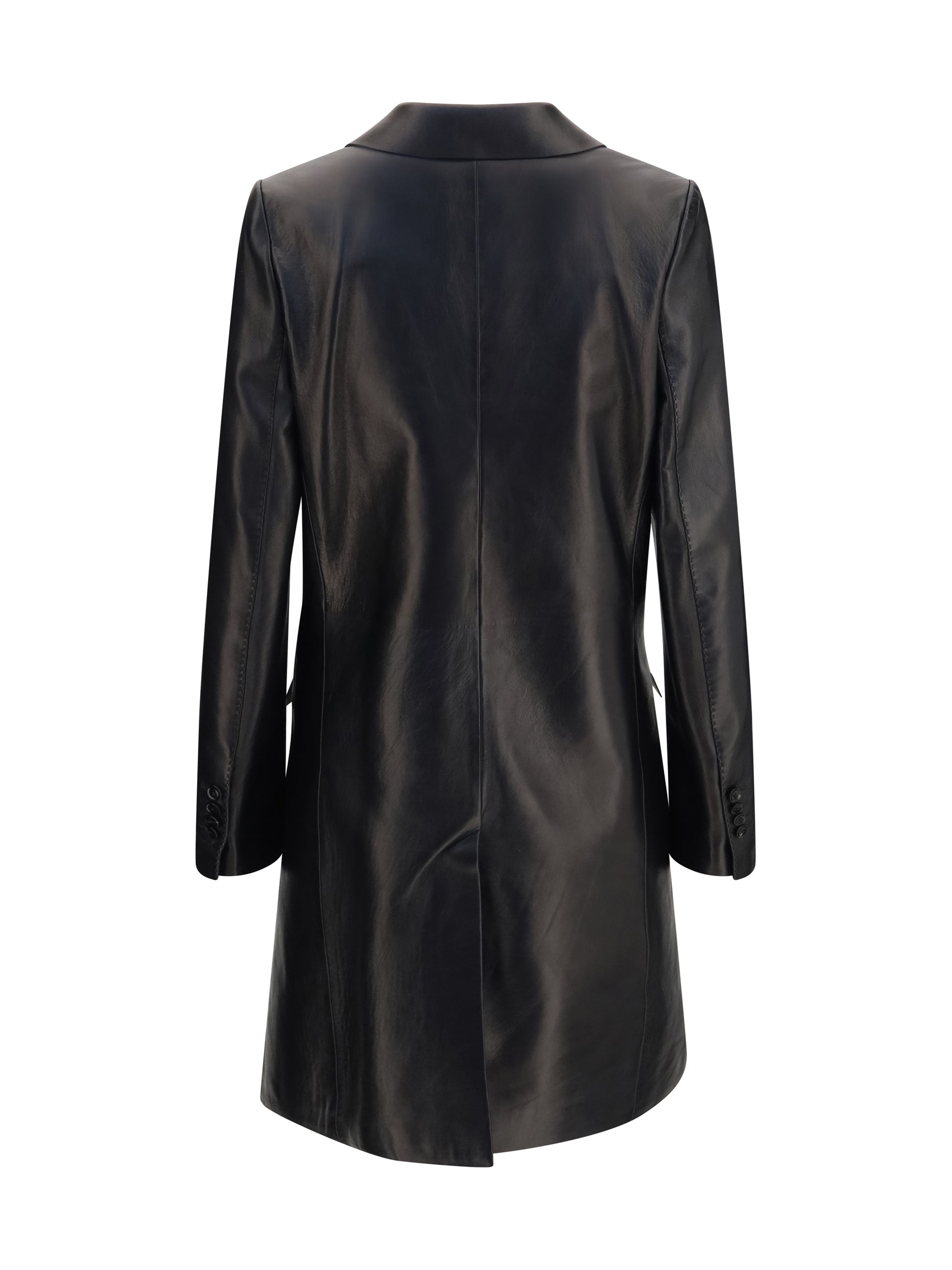 Tom Ford Women Double-Breasted Lambskin Coat TOM FORD
