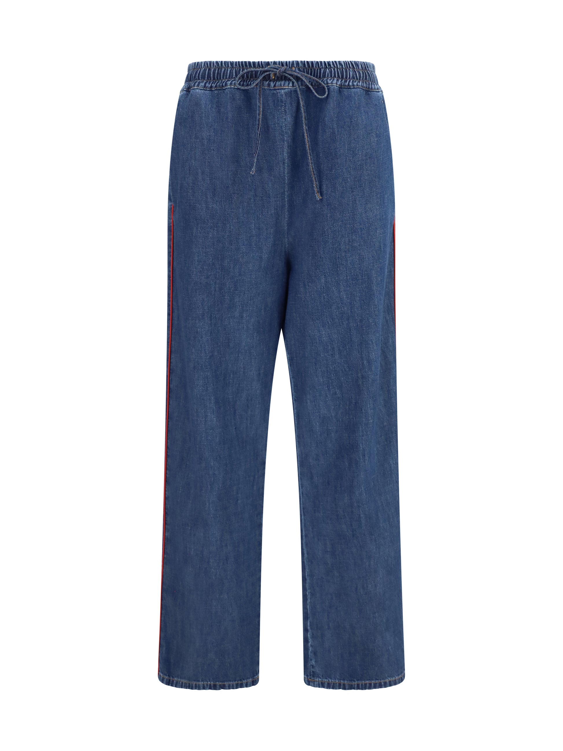 Valentino Women Lightweight Wide-Leg Denim Pants VALENTINO