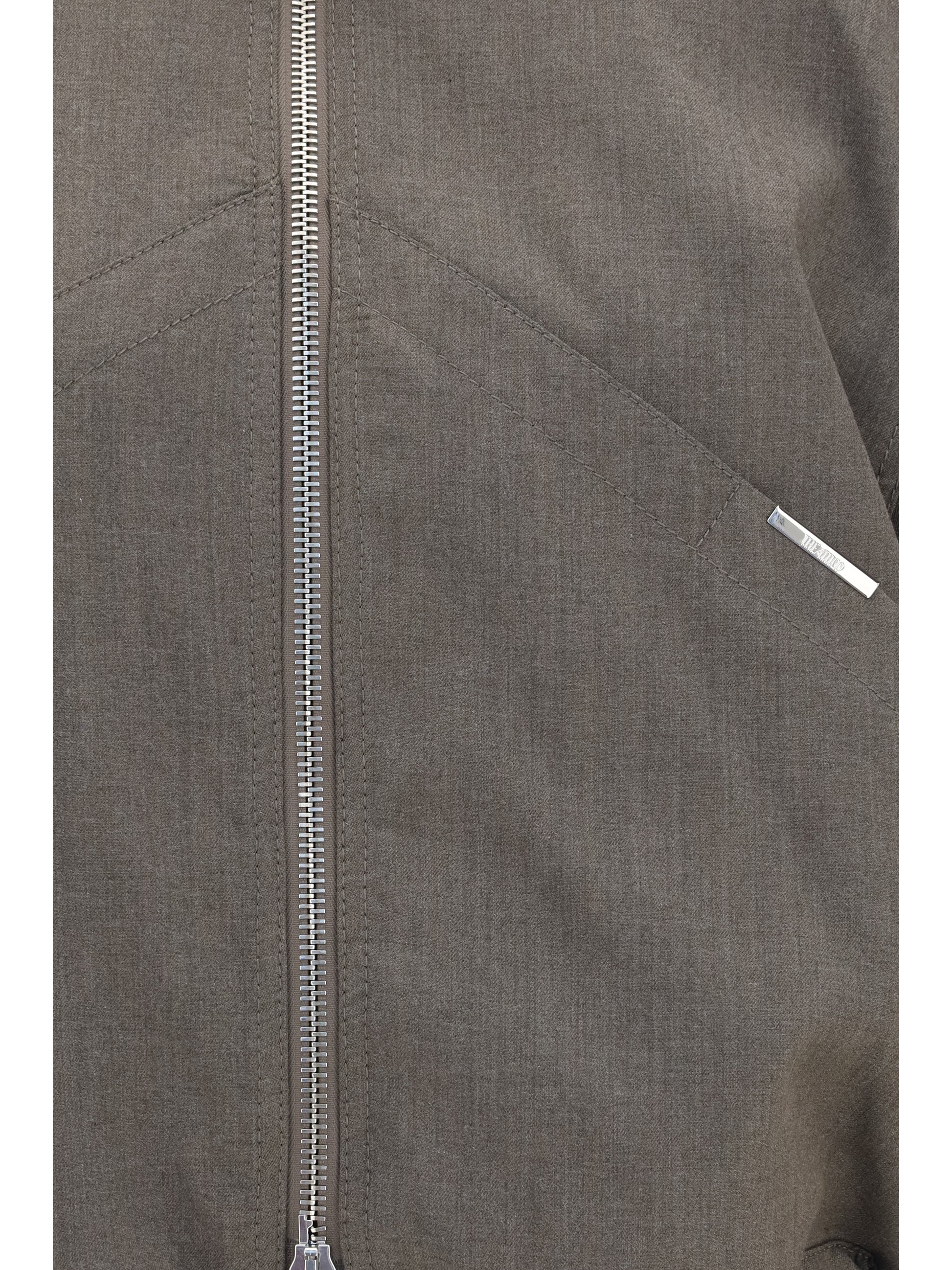 The Attico Women Wool-Blend Bomber THE ATTICO