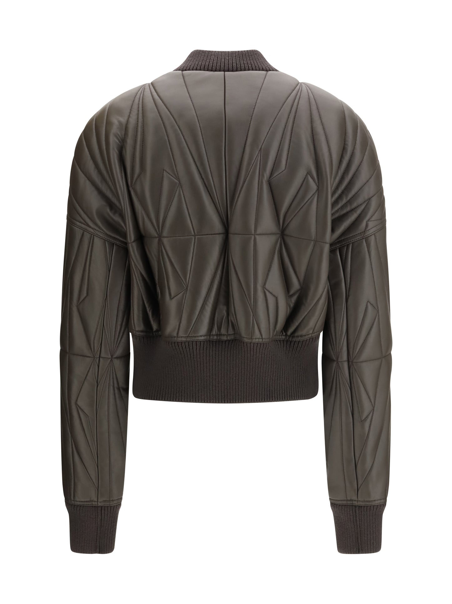 Moncler + Rick Owens Women Geocamo Leather Jacket Moncler + Rick Owens MONCLER