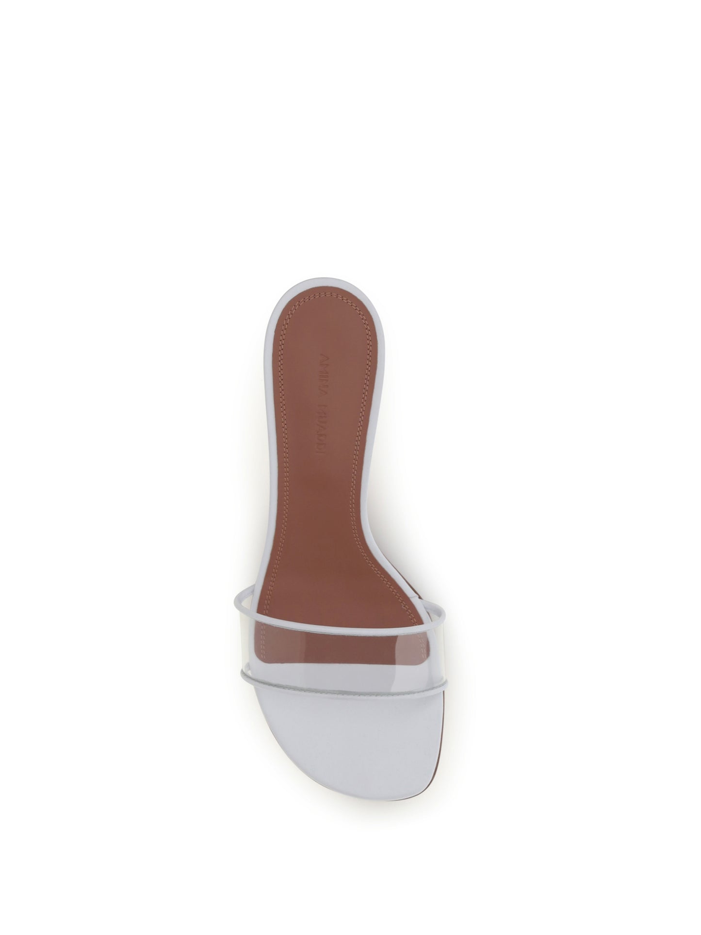Amina Muaddi Women Andreea Glass Mule Sandals AMINA MUADDI