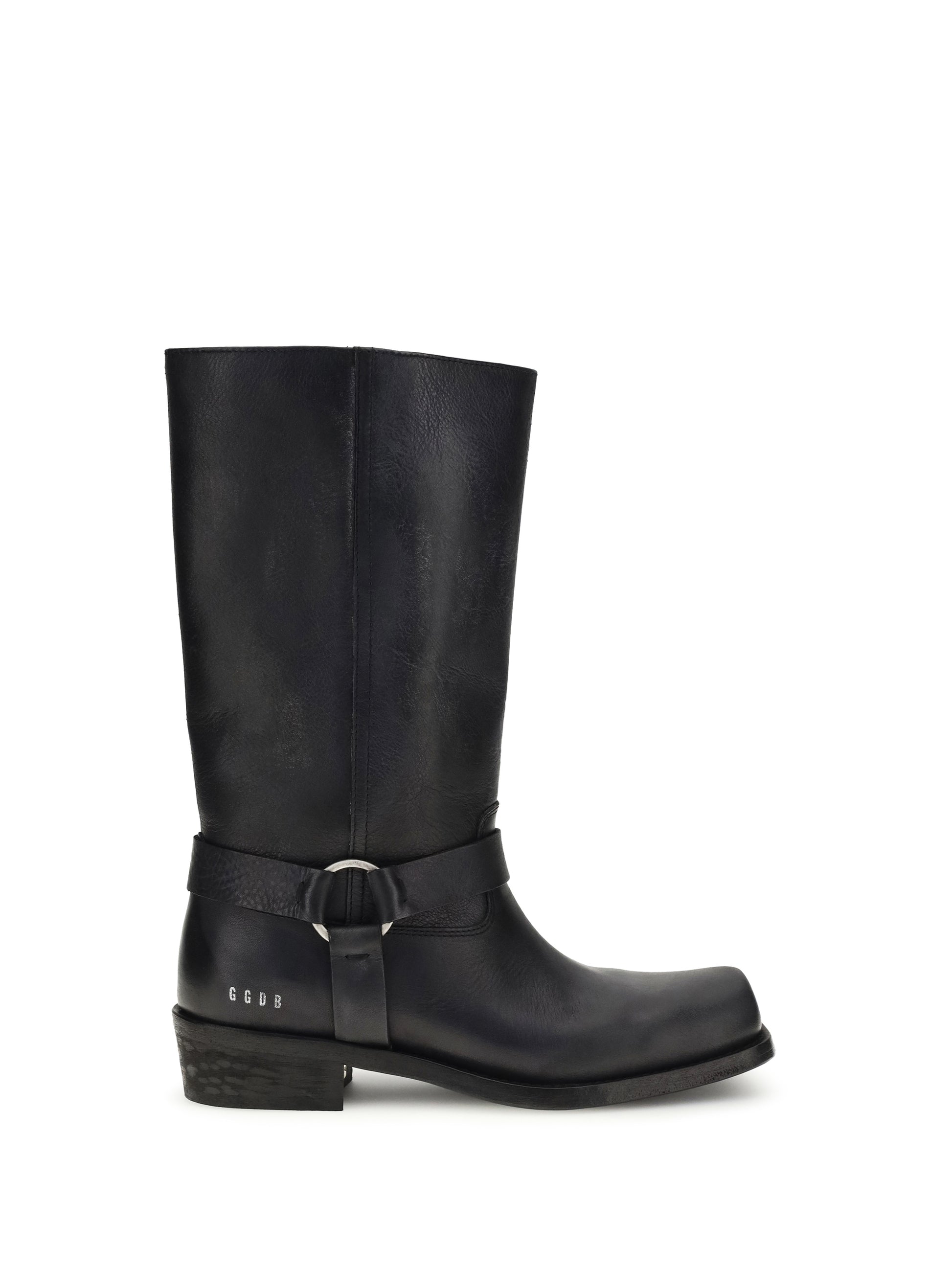 Golden Goose Women Leather Biker Boots GOLDEN GOOSE
