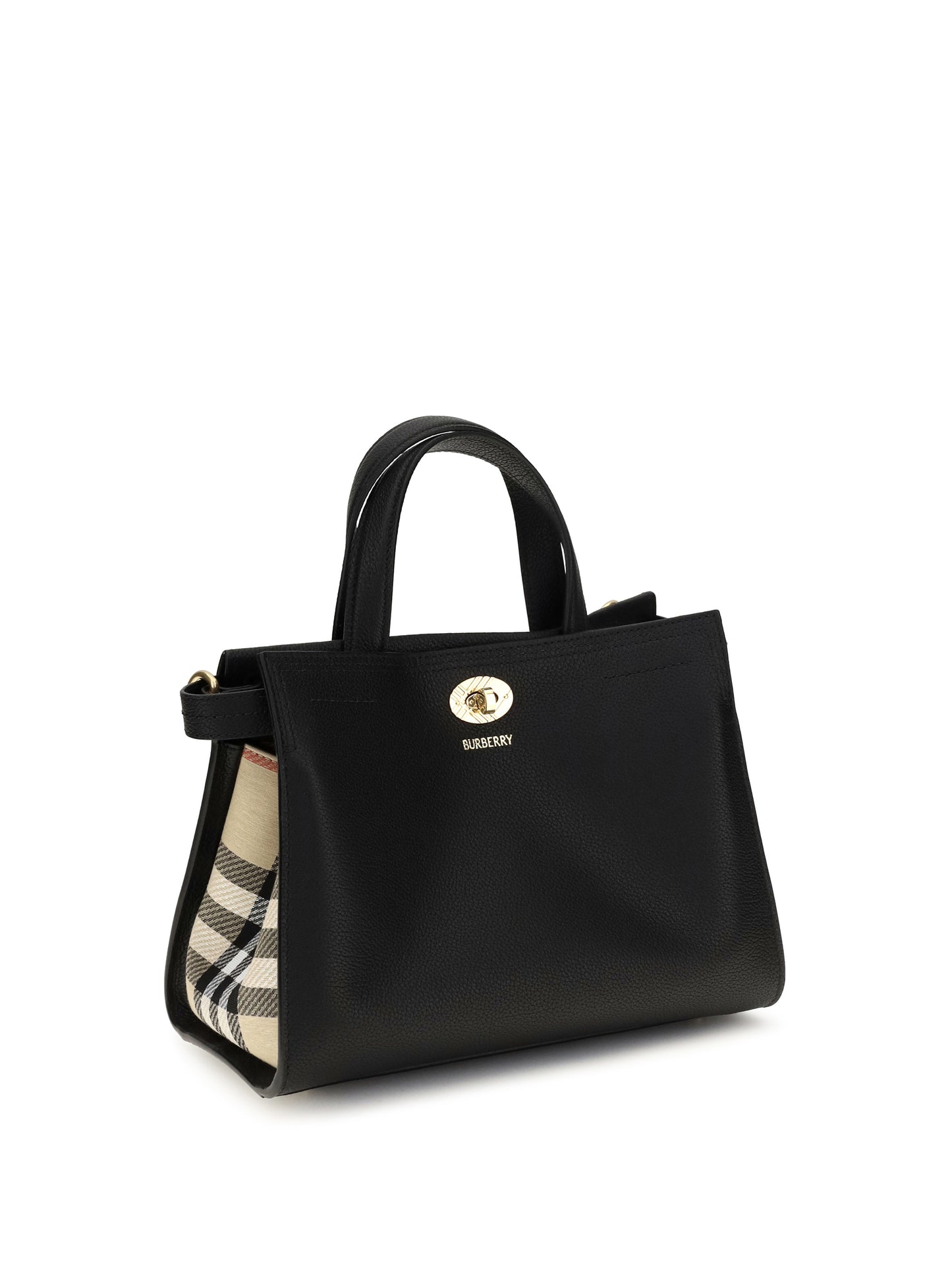 Burberry Women Mini Cotswolds Check Top Handle Bag BURBERRY