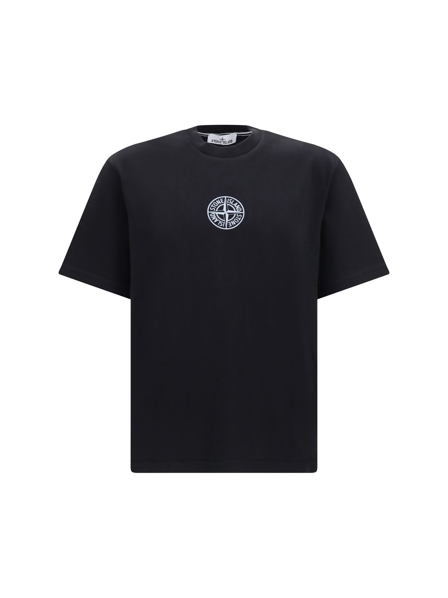 Stone Island Men Cotton Jersey T-Shirt With Central Logo STONE ISLAND