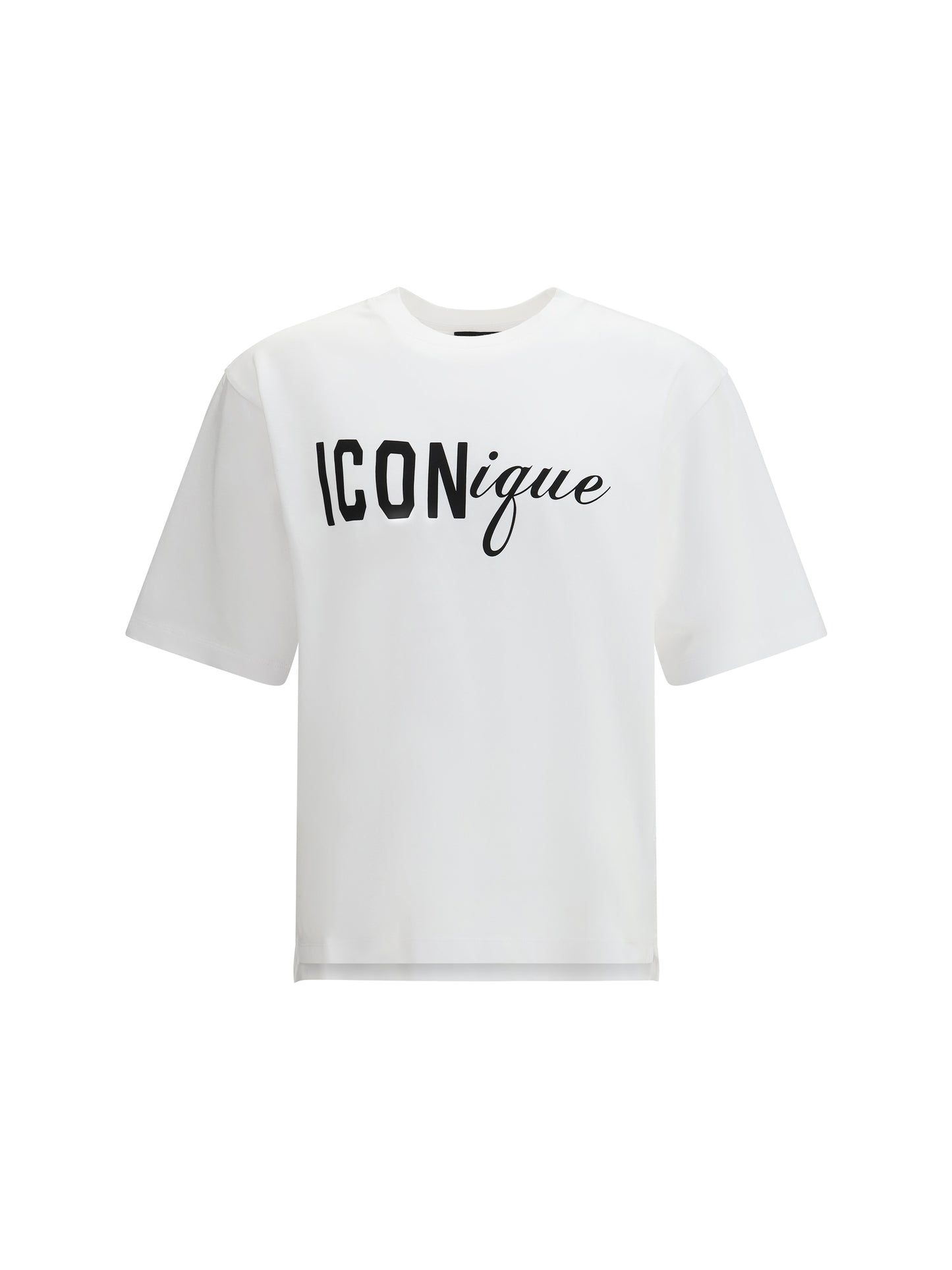 Dsquared2 Men T-Shirt In Cotton With Icon Graphic Print DSQUARED2