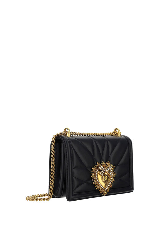 Dolce & Gabbana Women Medium Devotion Matelassé Nappa Shoulder Bag DOLCE & GABBANA