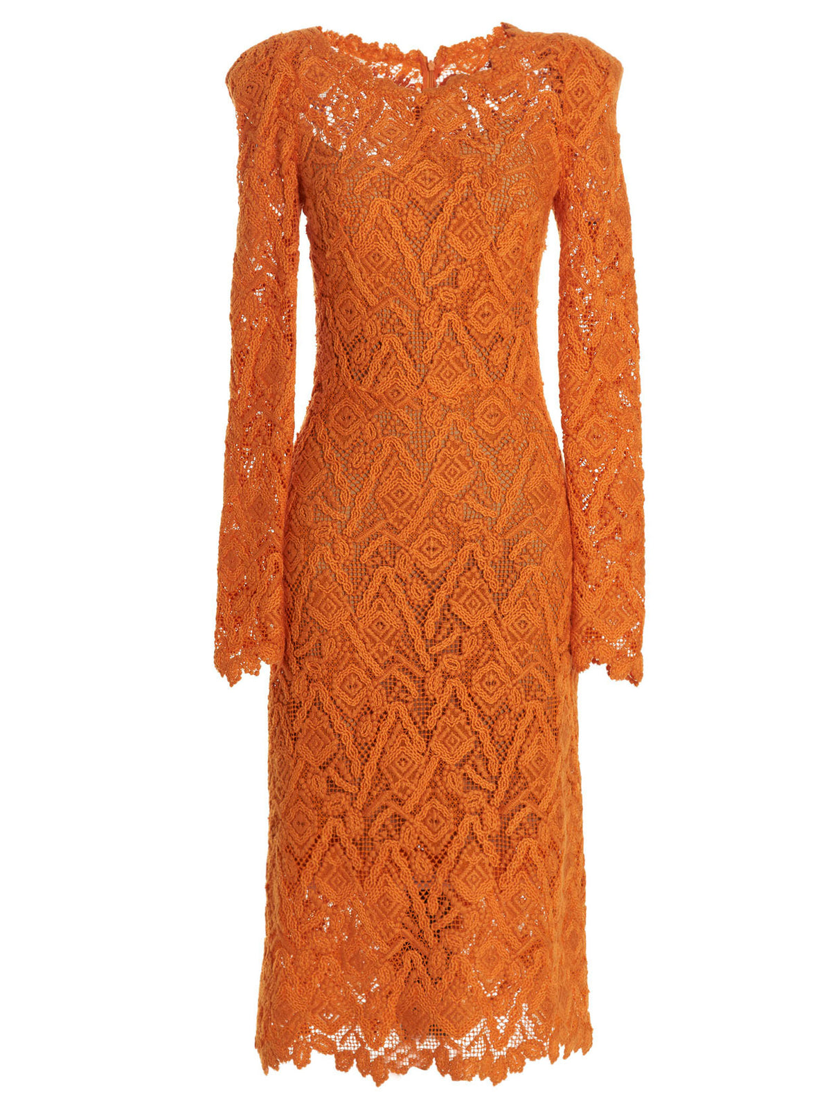 Ermanno Scervino Women Macramé Lace Dress ERMANO SCERVINO