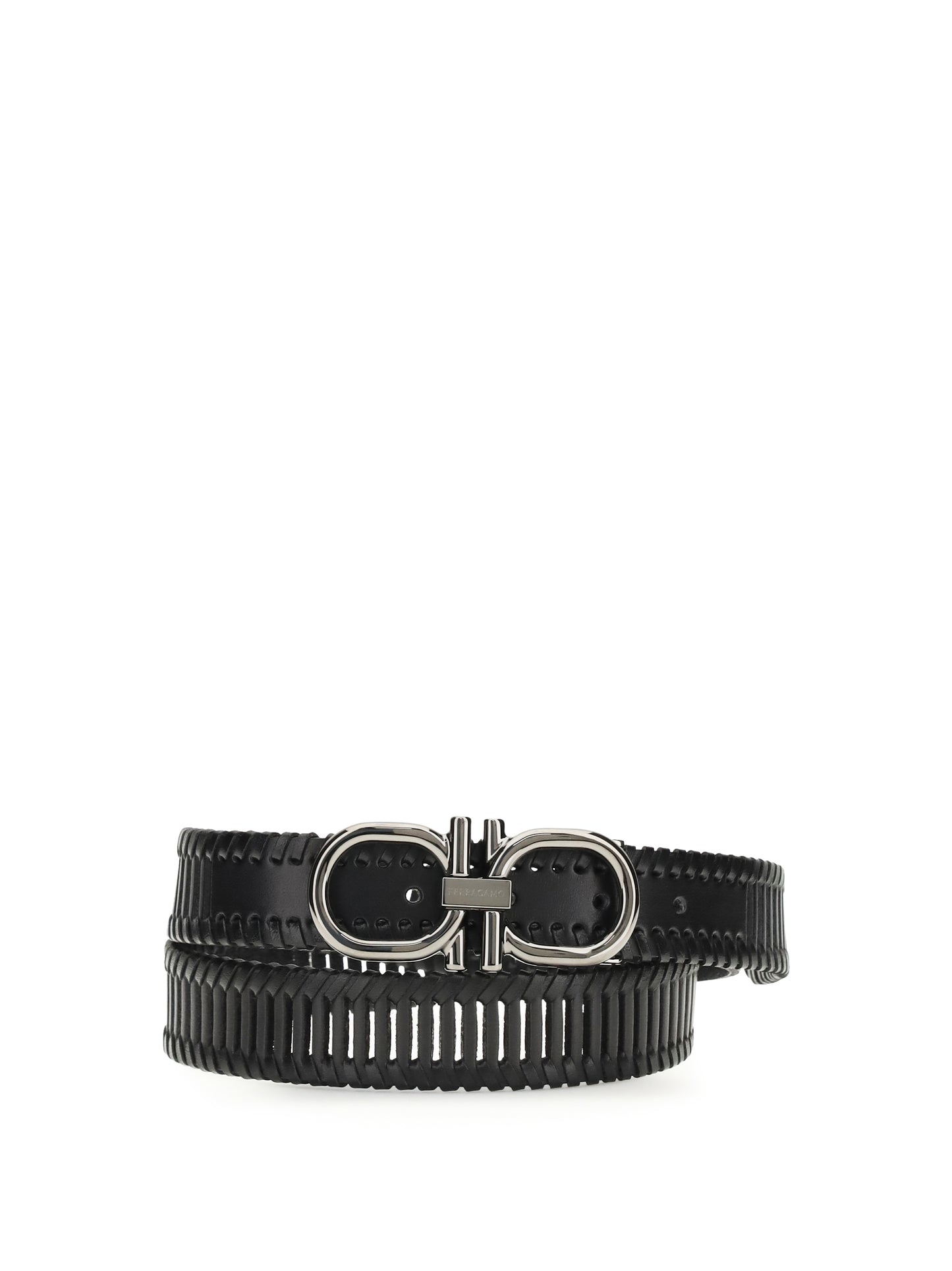 Ferragamo Men Adjustable Gancini Belt FERRAGAMO