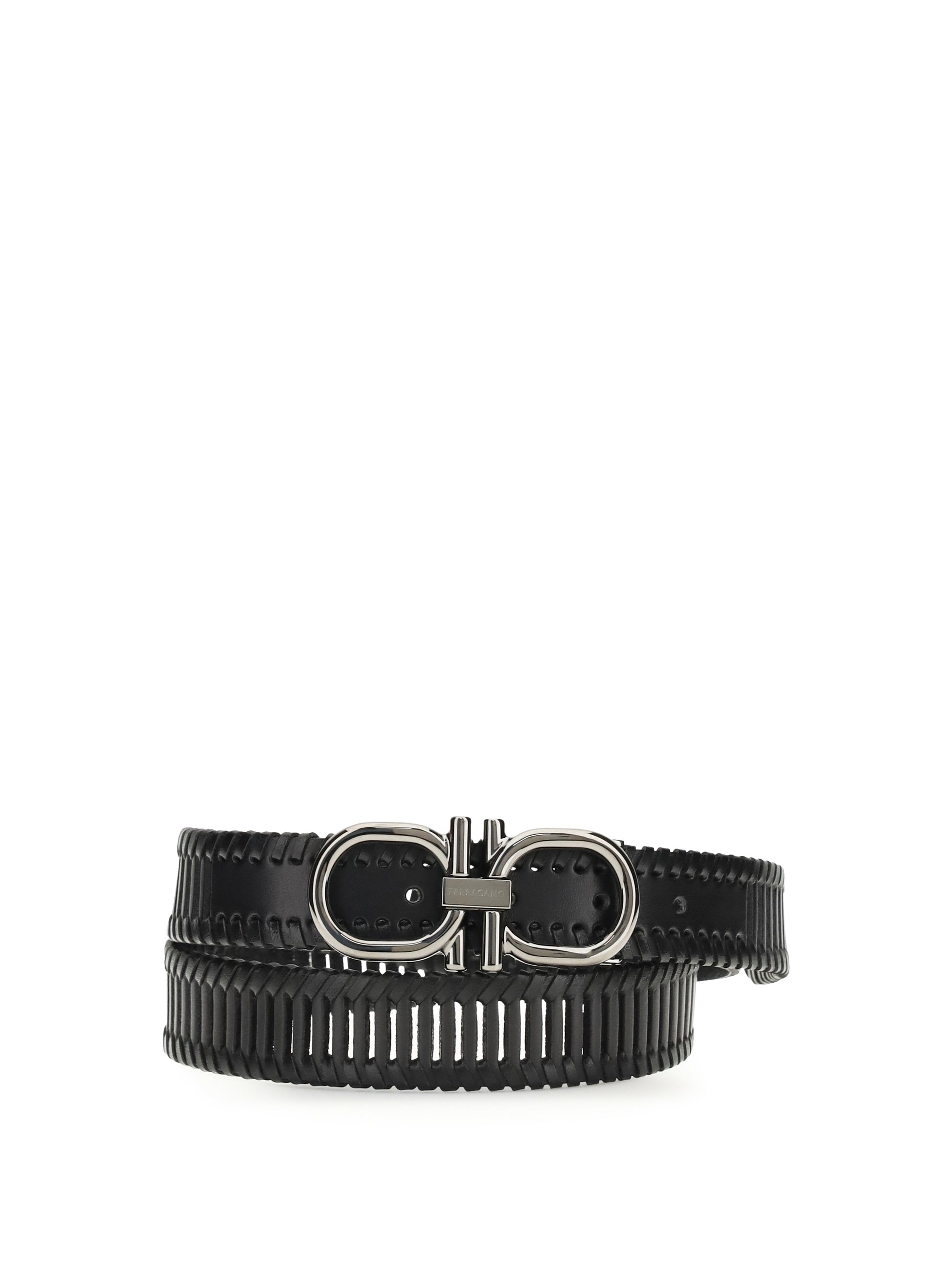 Ferragamo Men Adjustable Gancini Belt FERRAGAMO