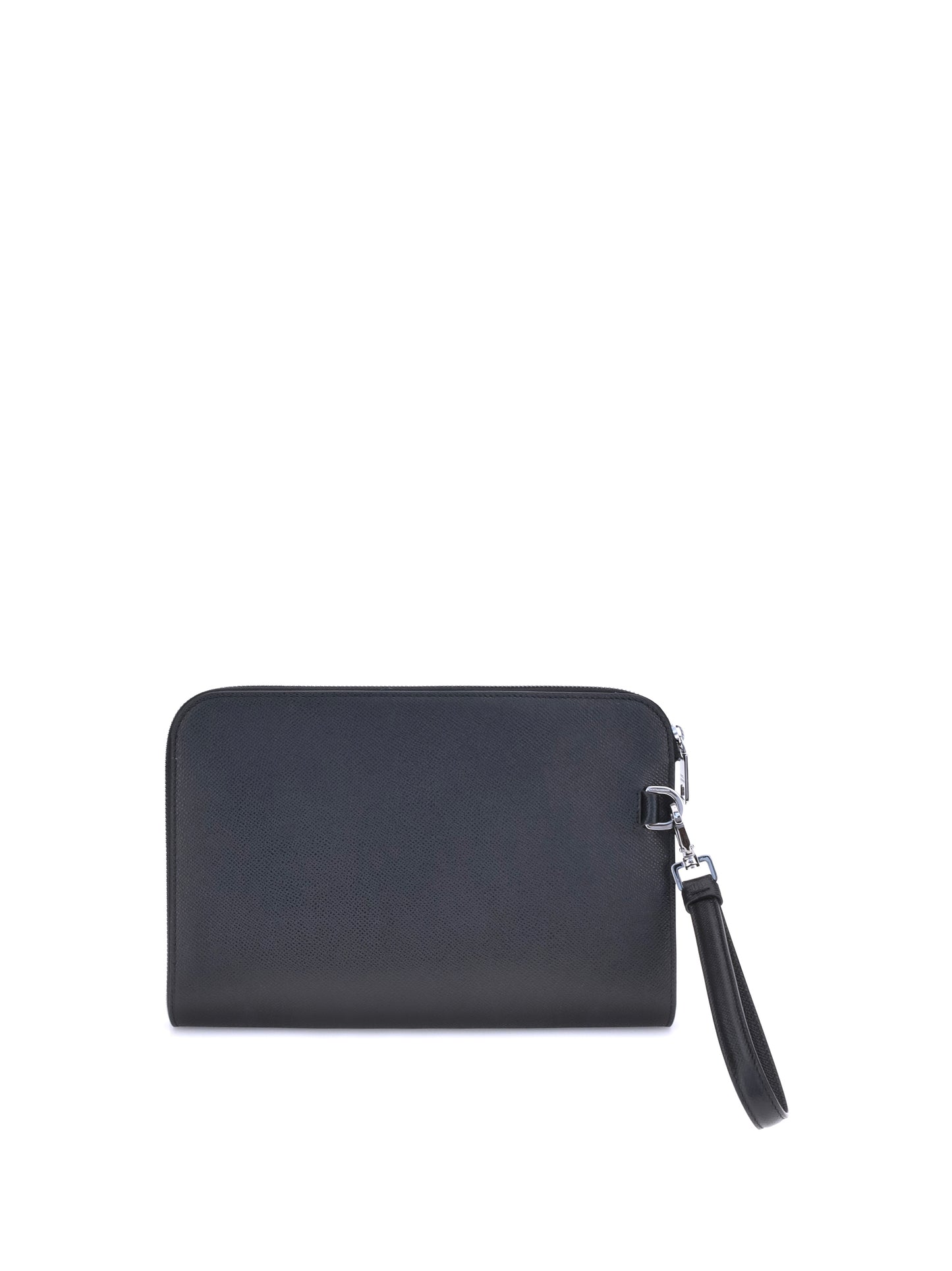 Dolce & Gabbana Men Leather Pouch DOLCE & GABBANA