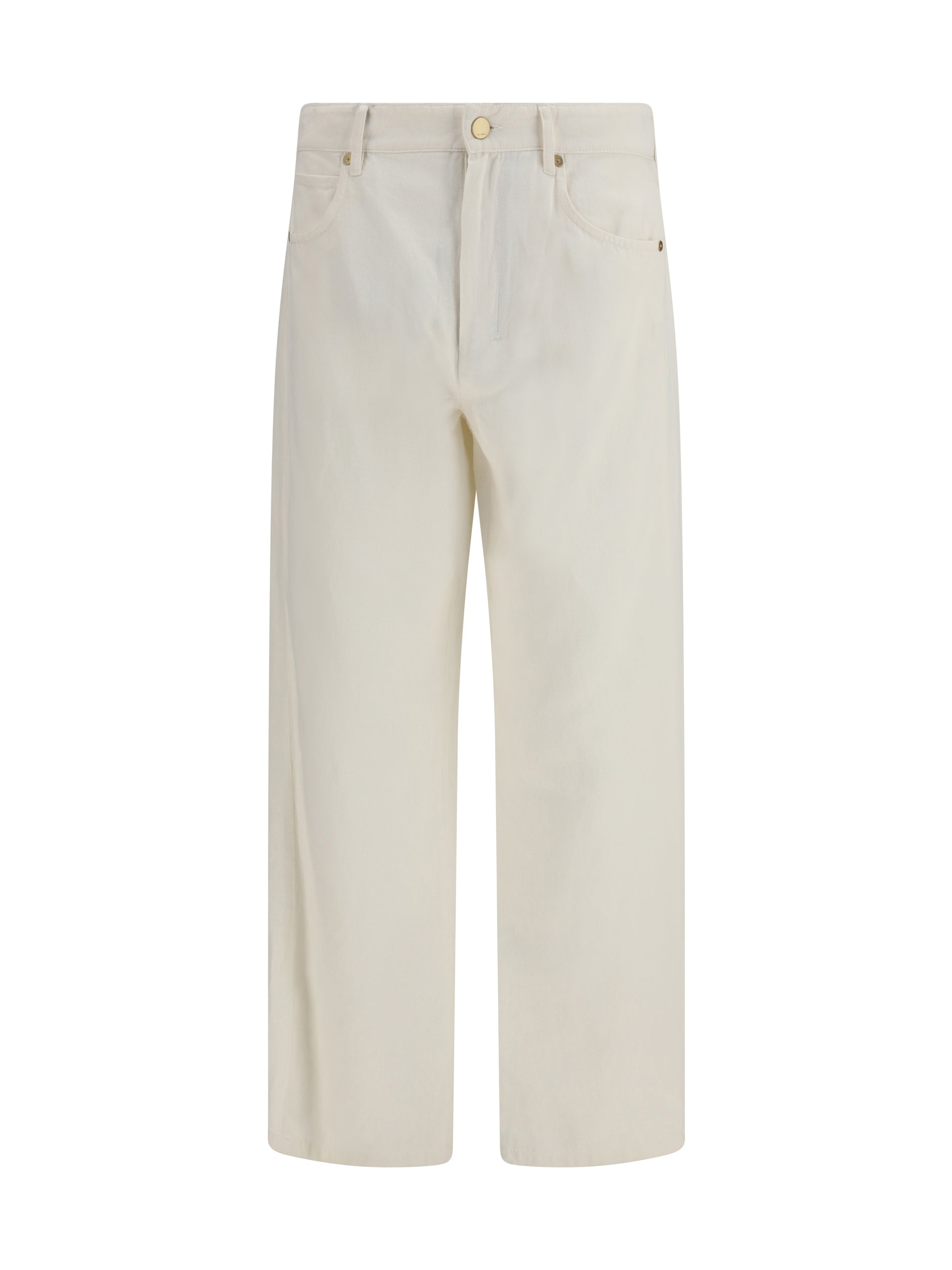 'S Maxmara Women Cotton And Linen Pants S MAX MARA