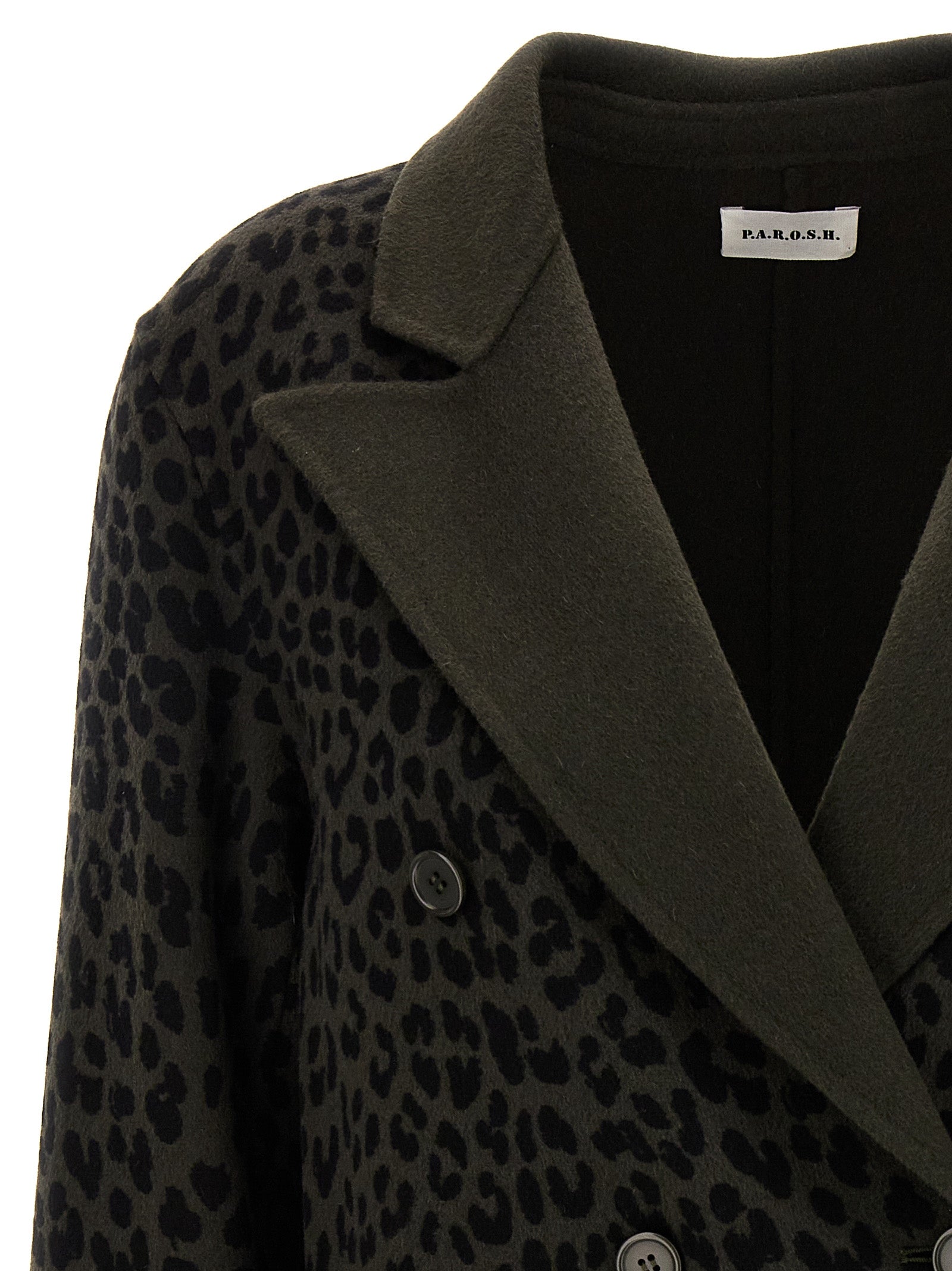 P.A.R.O.S.H. Women Animal Print Double-Breasted Blazer P.A.R.O.S.H.