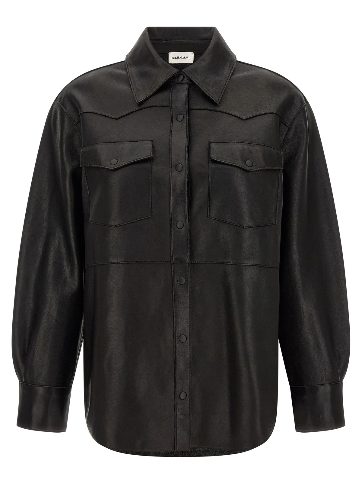 P.A.R.O.S.H. Women Leather Shirt P.A.R.O.S.H.