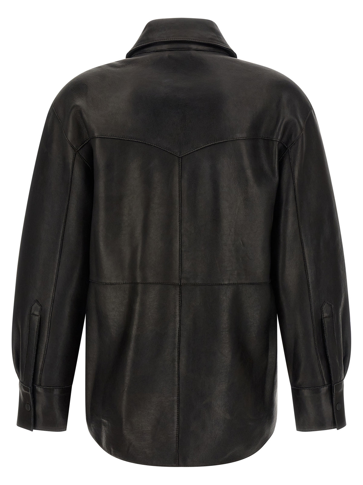 P.A.R.O.S.H. Women Leather Shirt P.A.R.O.S.H.