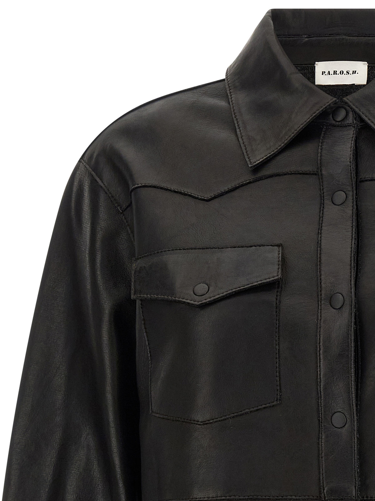 P.A.R.O.S.H. Women Leather Shirt P.A.R.O.S.H.
