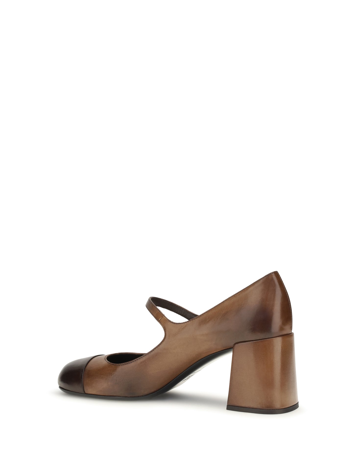 Miu Miu Women Leather Mary Jane Ballerinas MIU MIU